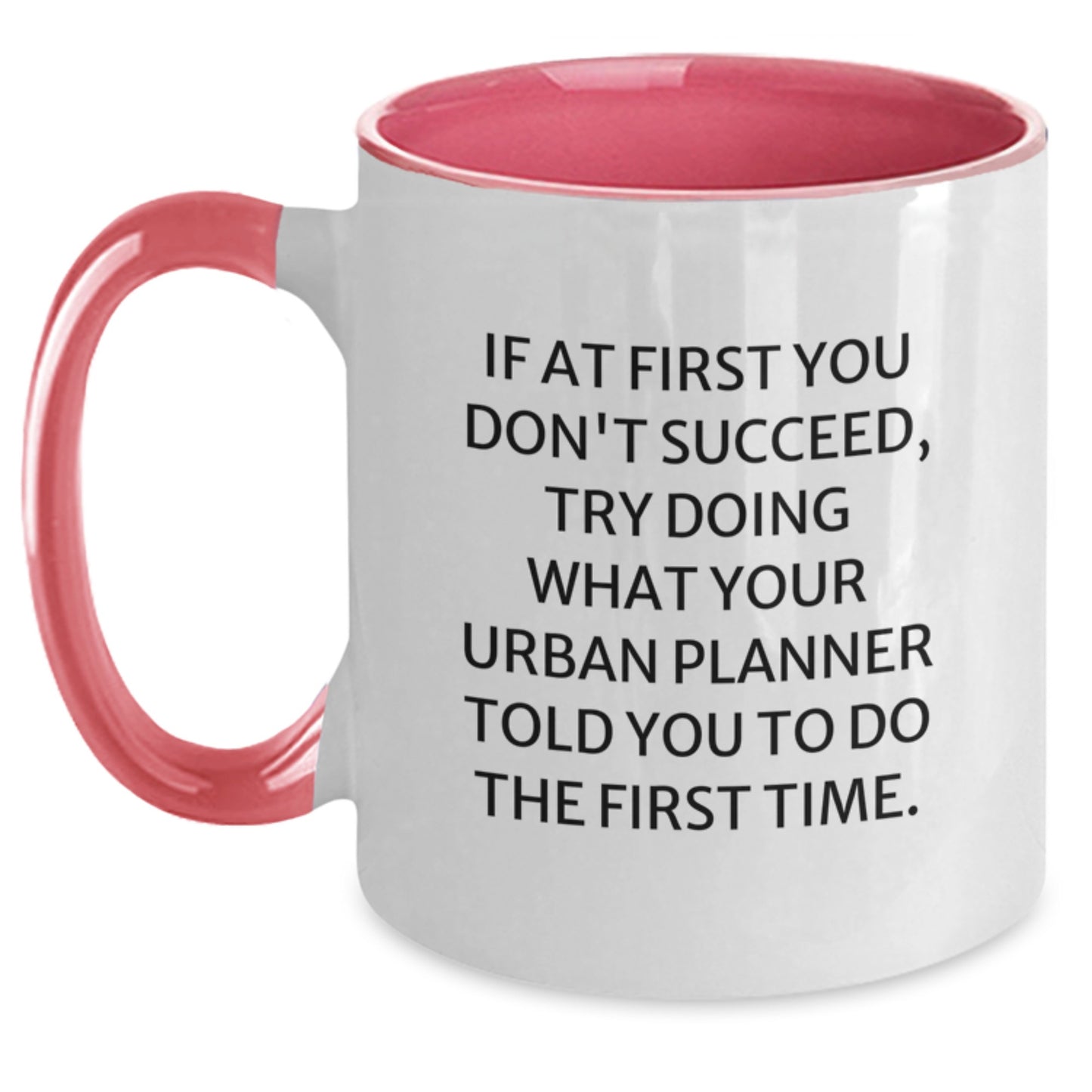 Urban Planner Keepsake Two Tone Coffee Mug for Him Birthday Gift Black - Main