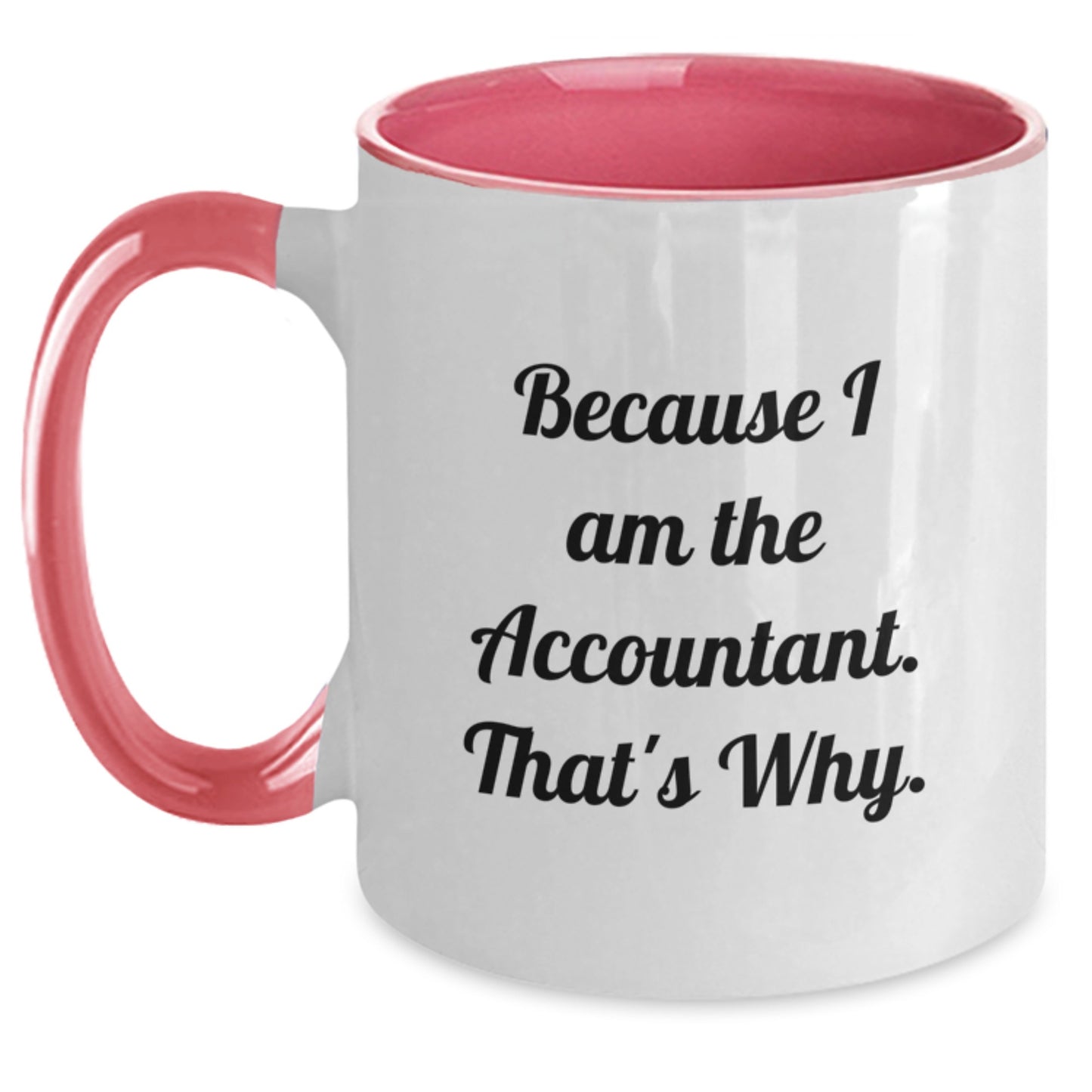 Birthday Gift Two Tone Coffee Mug for Her – Accountant Present - Main