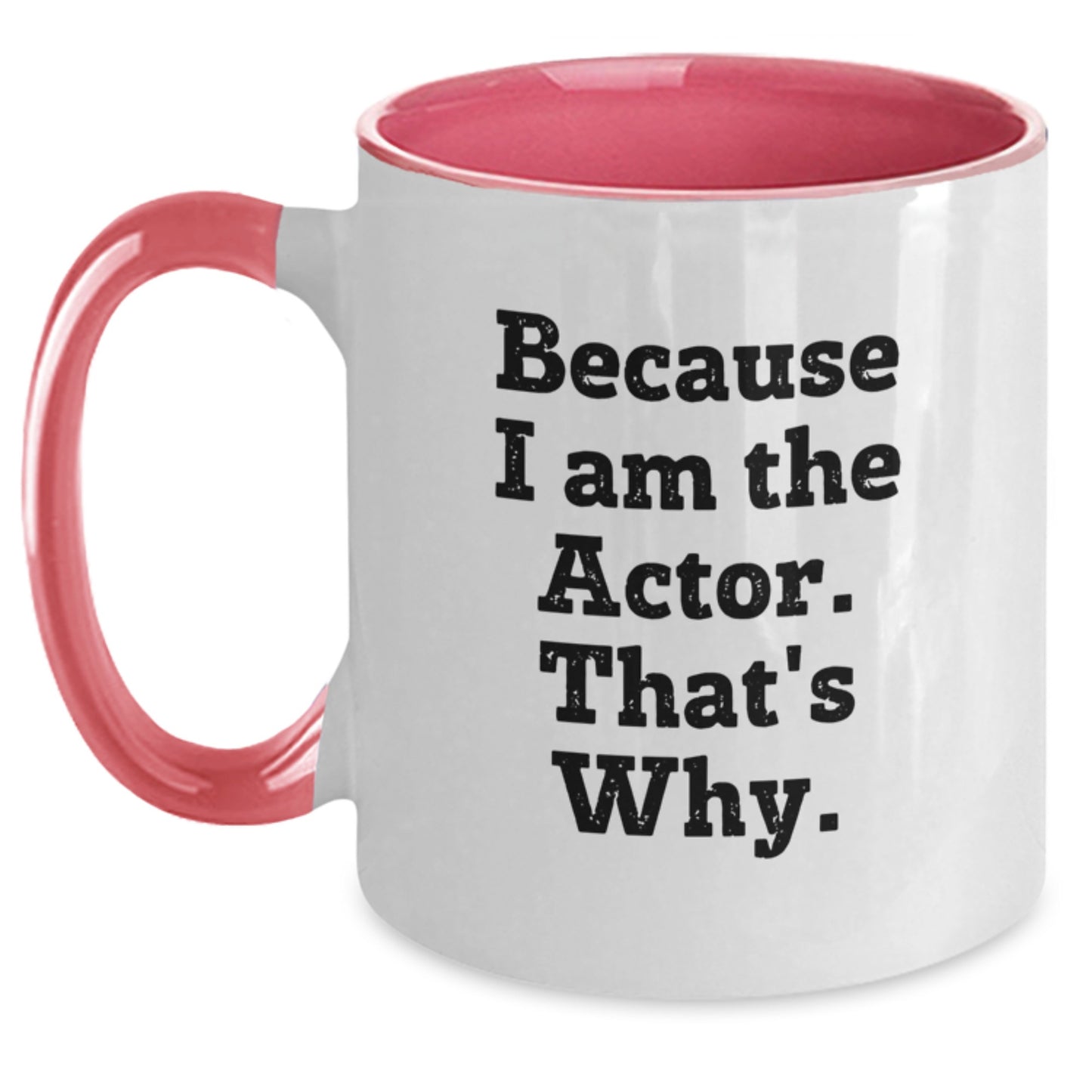 Actor Keepsake Two Tone Coffee Mug for Him Birthday Gift - Main