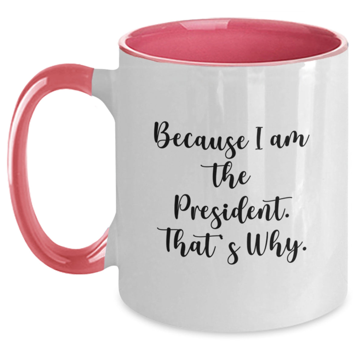 President Gift for Him - Bold Keepsake Two Tone Coffee Mug - Main