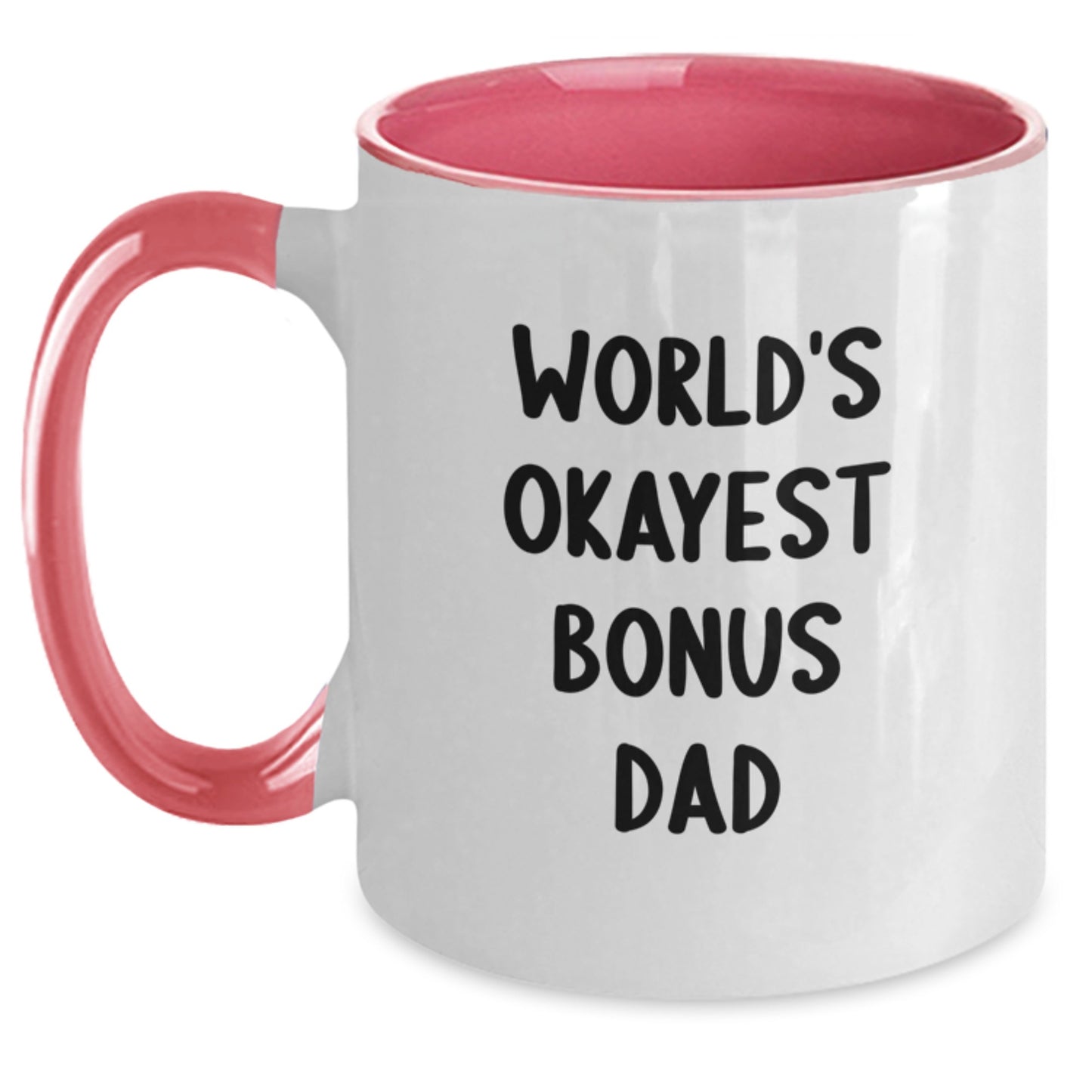 Birthday Gift for Dad Present Bonus Dad Two Tone Coffee Mug - Main