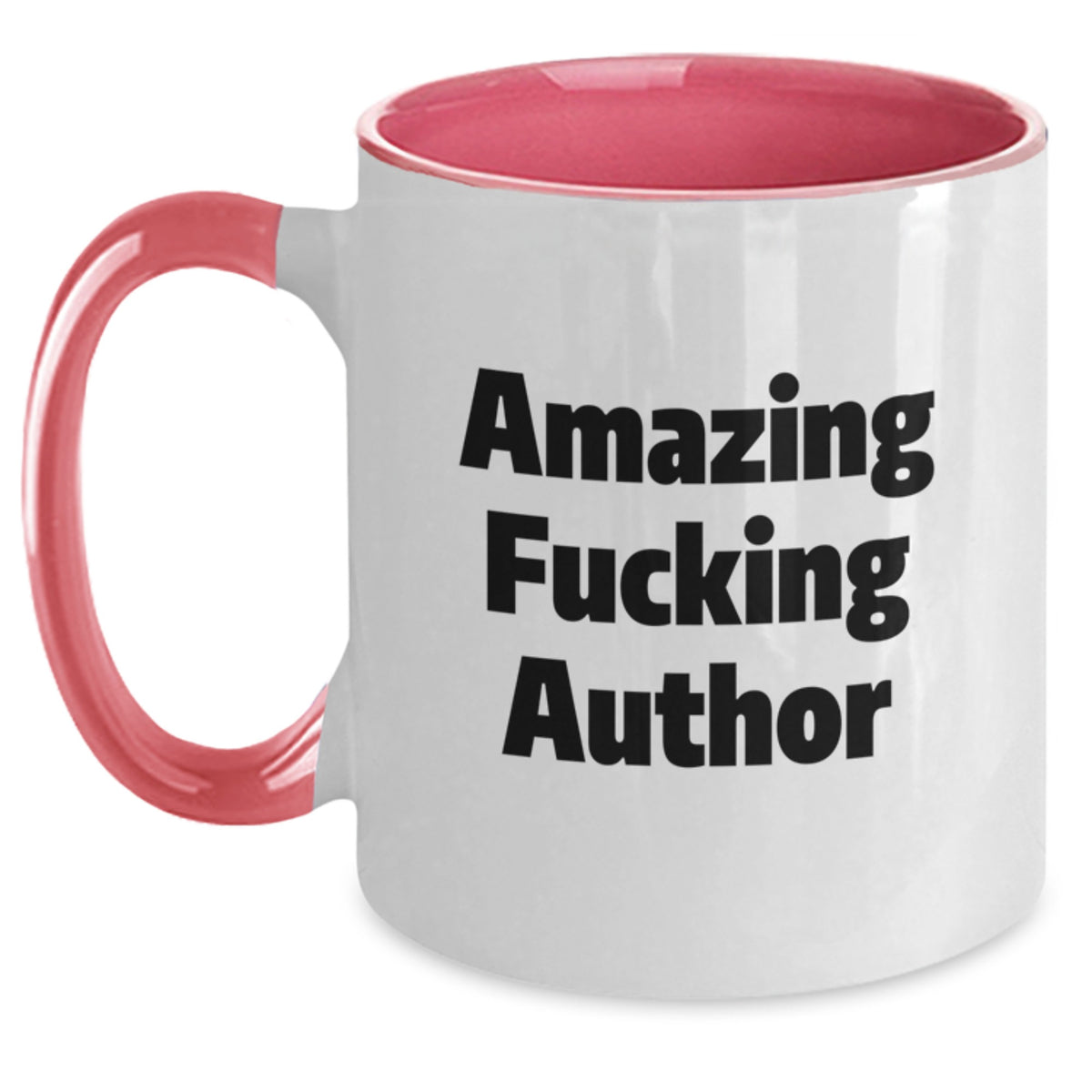 Author Gift for Him - Amazing Fucking Author Keepsake Two Tone Coffee - Main