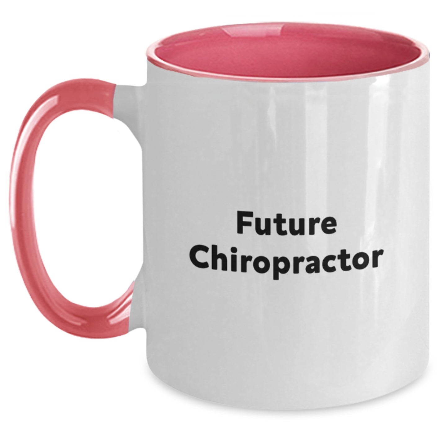 Funny Christmas Unique Gifts for Future Chiropractor, Chiropractor Gifts from Friends and Family, Two Tone Coffee Mug with Inspirational Quote, Black and White Color - Main