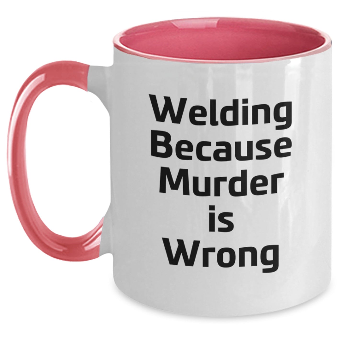 Funny Welding Quotes Coffee Mugs, Two Tone Ceramic Mug, Gifts from Friends for Birthday Unique Welding Enthusiasts, Men's and Women's Favorite Mug - Main