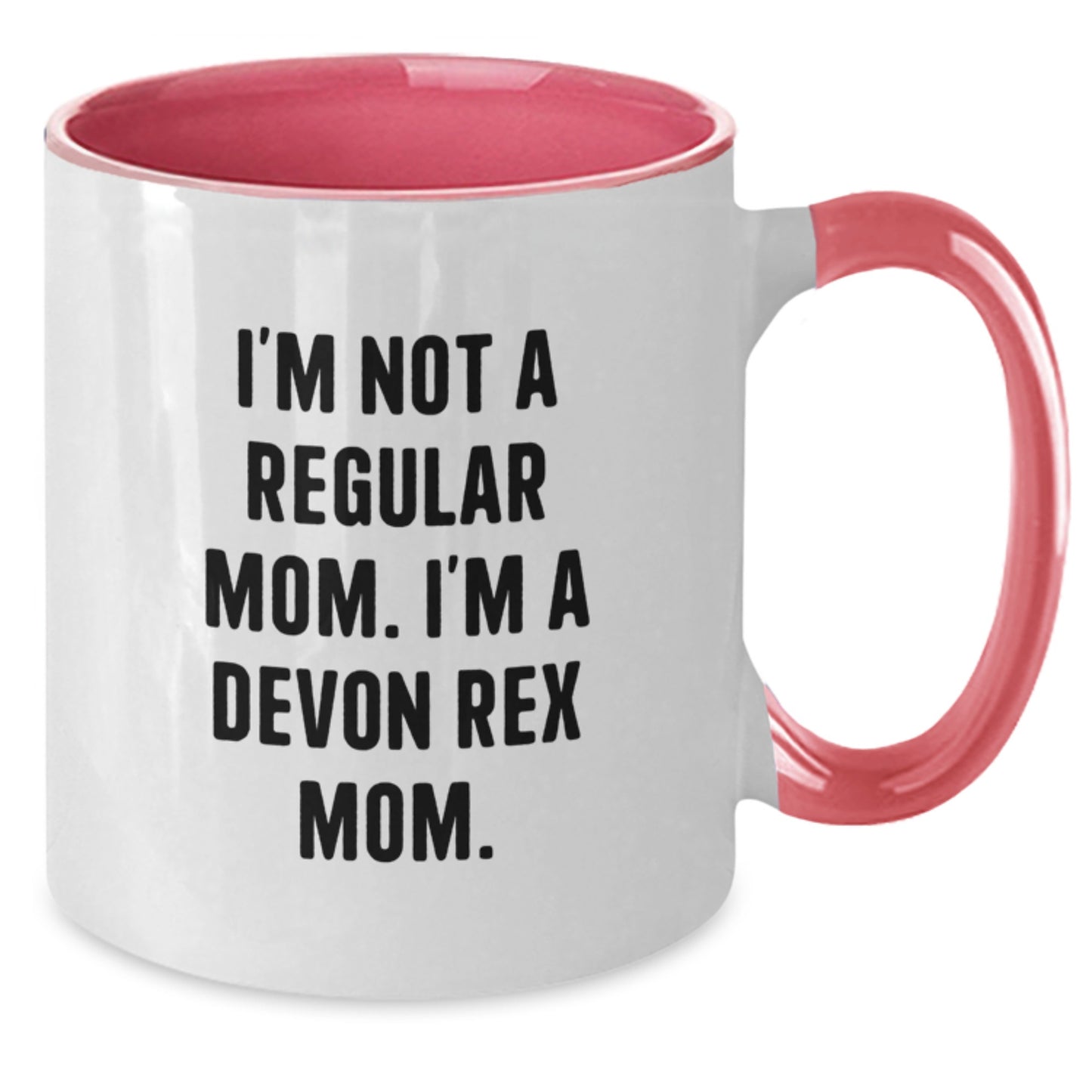 Funny Devon Rex Cat Gifts for Mom - I'm Not A Regular Mom. I'm A Devon Rex Mom. Birthday Unique Gifts from Friends, Family, Coworkers to Men, Women - Additional