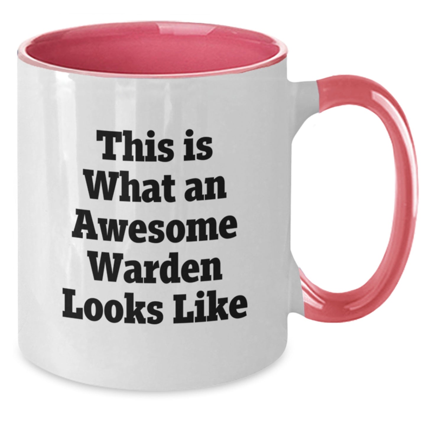 Funny Warden Gifts from Family, Friends, or Coworkers - This Is What An Awesome Warden Looks Like Two Tone Coffee Mug for Warden Men Women Graduation - Additional