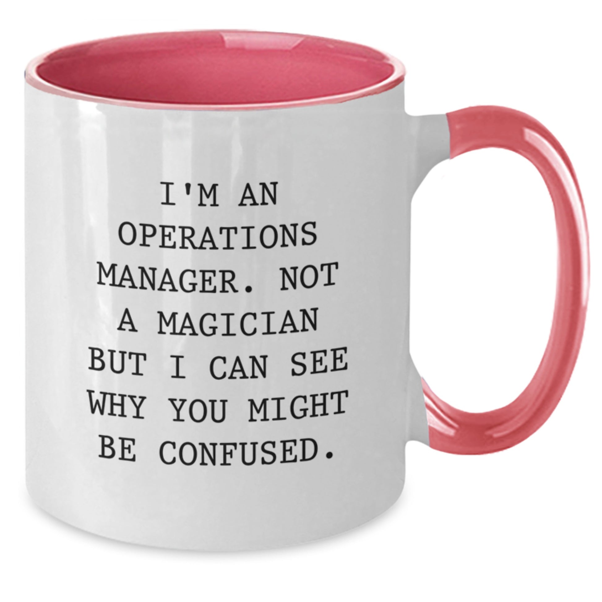 Funny Two Tone Coffee Mugs for Operations Manager Gifts from Family and Friends, Unique Christmas Unique Gifts for Men Women and Coworkers - Additional