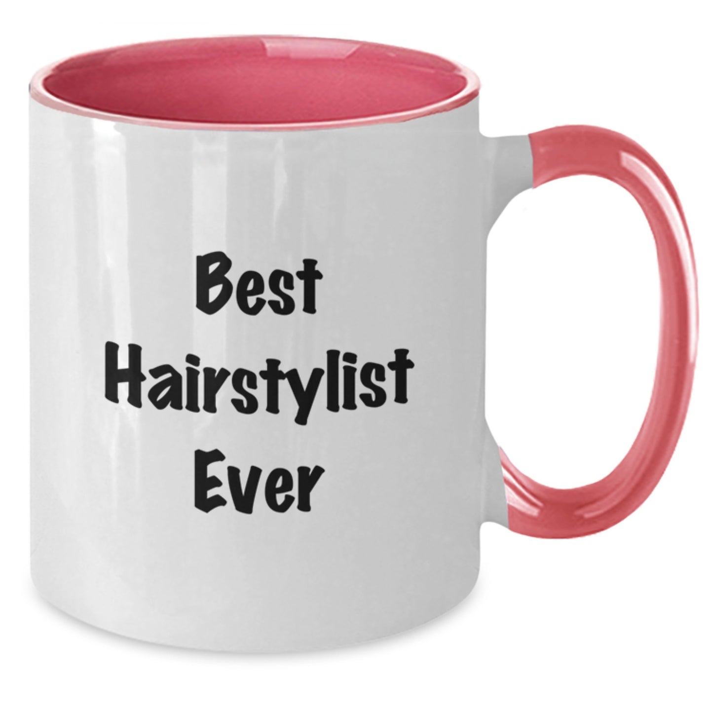 Hairstylist Gifts from Friends, Cute Two Tone Coffee Mug for Best Hairstylist Ever, Graduation Unique Gifts for Hairstylist - Additional
