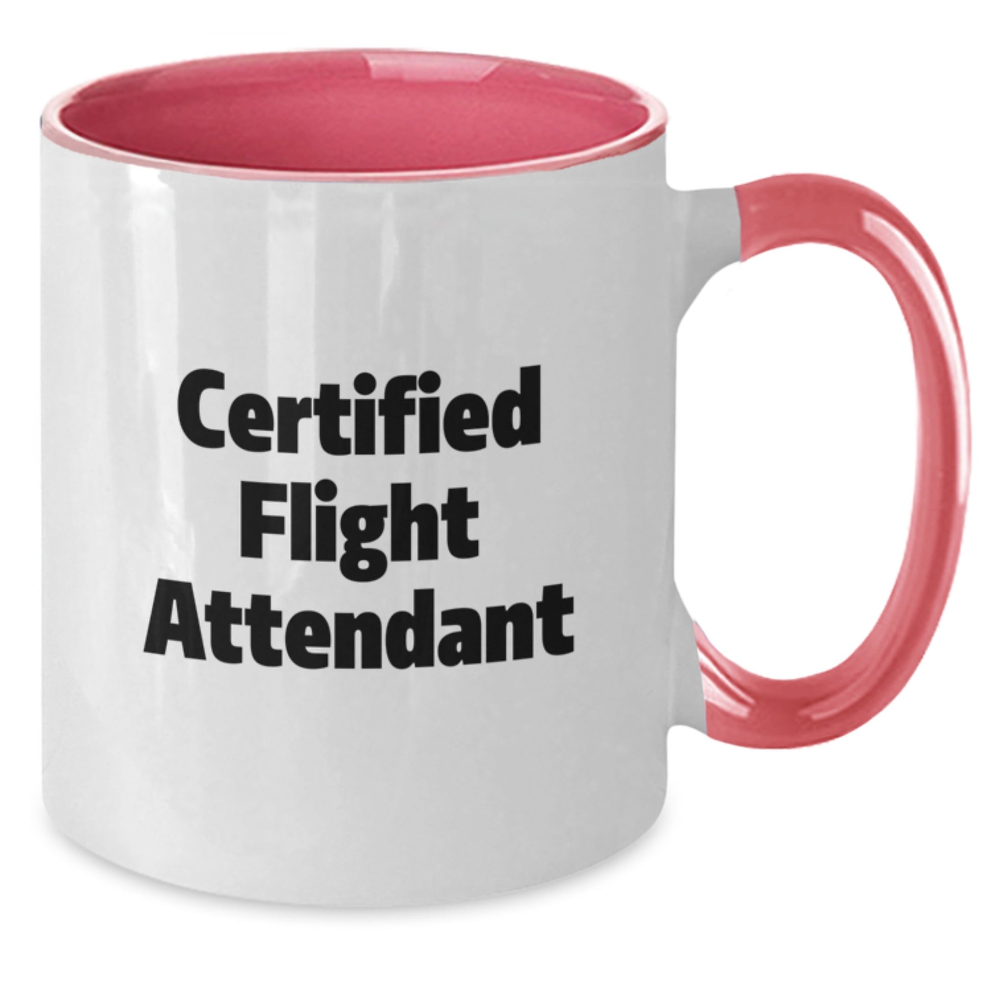 Funny Flight Attendant Gifts from Friends, Unique Two Tone Coffee Mugs for Certified Flight Attendants, Christmas Unique Gifts for Men, Women, Coworkers, Family - Additional