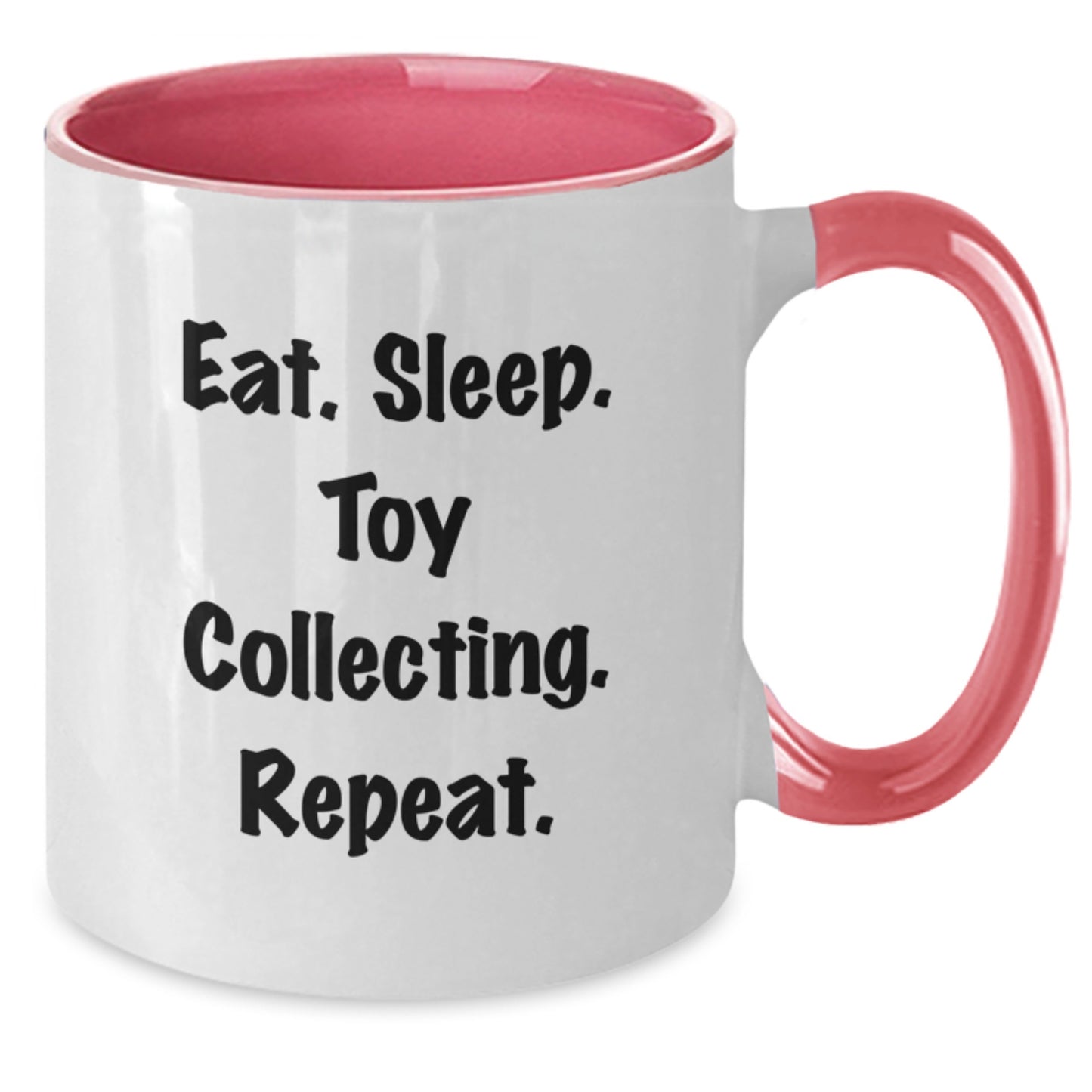 Funny Toy Collecting Gifts from Men to Women Friends Coworkers Family, Two Tone Coffee Mugs Eat. Sleep. Toy Collecting. Repeat. for Christmas Unique Gifts - Additional