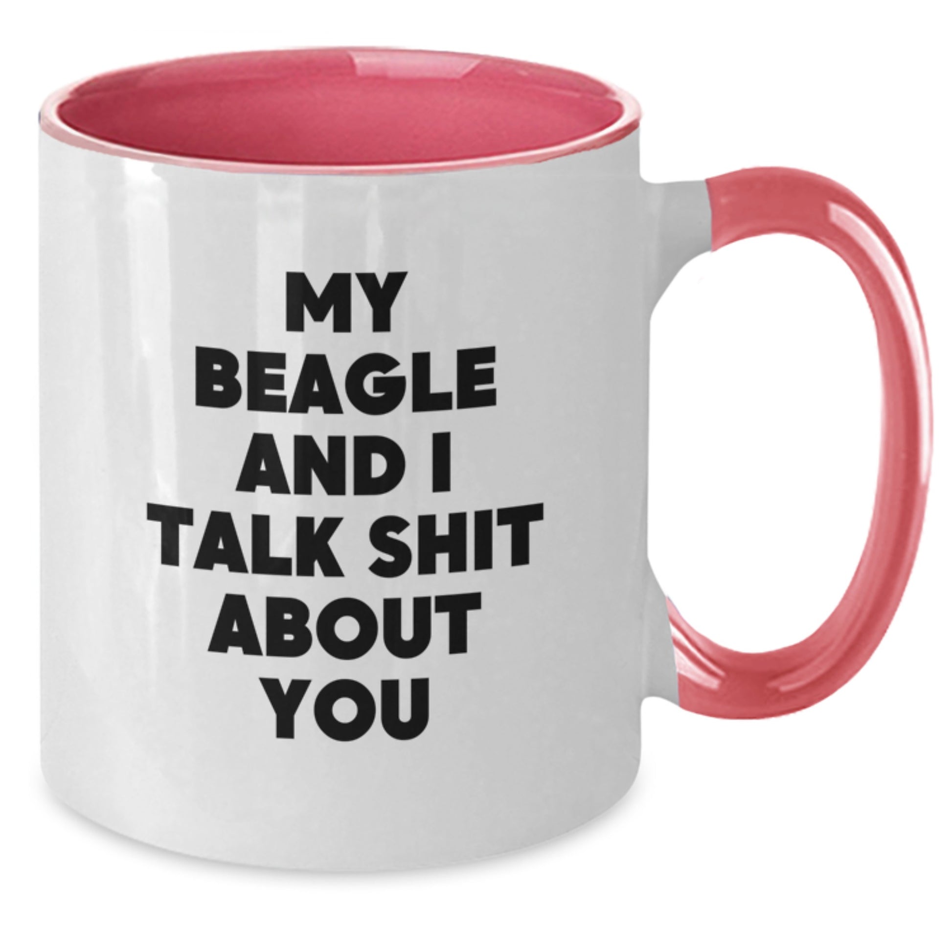 Funny Beagle Dog Mom and Dad Gifts from Men Women Friends on Mother's Day Unique Two Tone Coffee Mugs for Beagle Dog Lovers - Additional