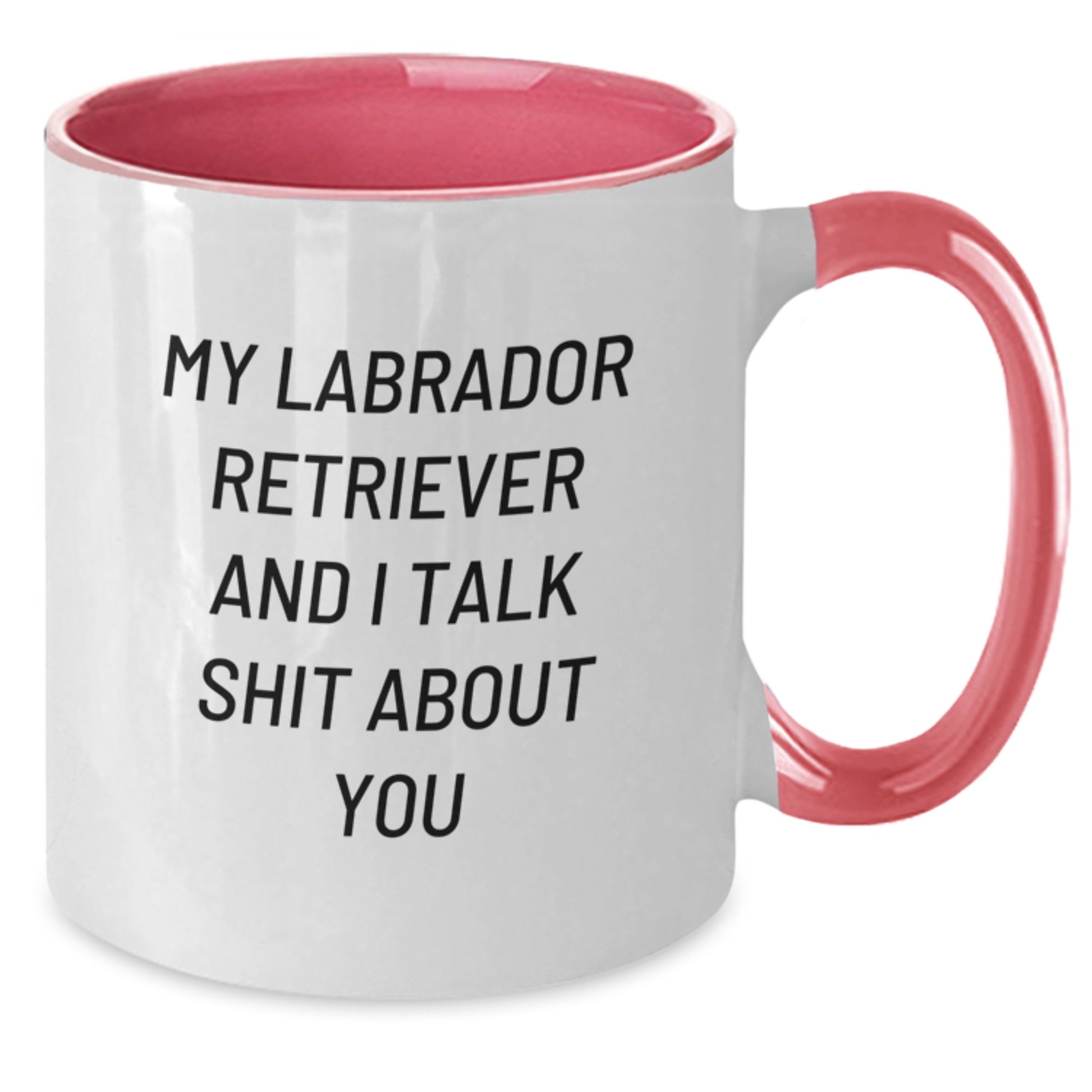 Funny Labrador Retriever Dog Gifts for Him Birthday Unique Two Tone Coffee Mugs - Gifts from Friends and Family - Additional