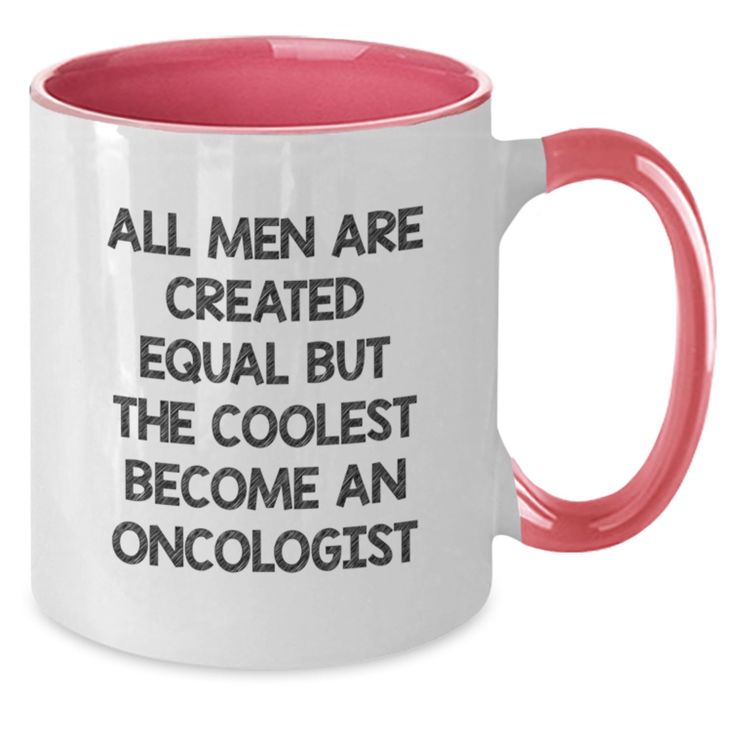Funny Oncologist Gifts from Men, Gifts for Oncologist Men on Valentine's Unique Two Tone Coffee Mugs - Additional