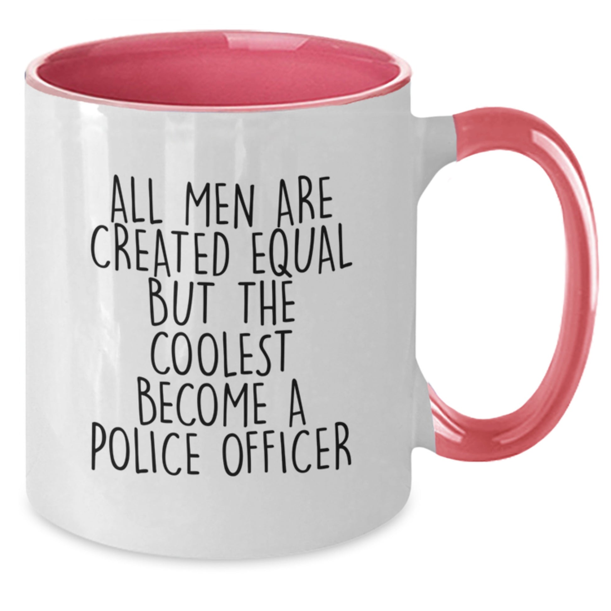 Police Officer Keepsake Two Tone Coffee Mug Birthday Gift for Him - Additional