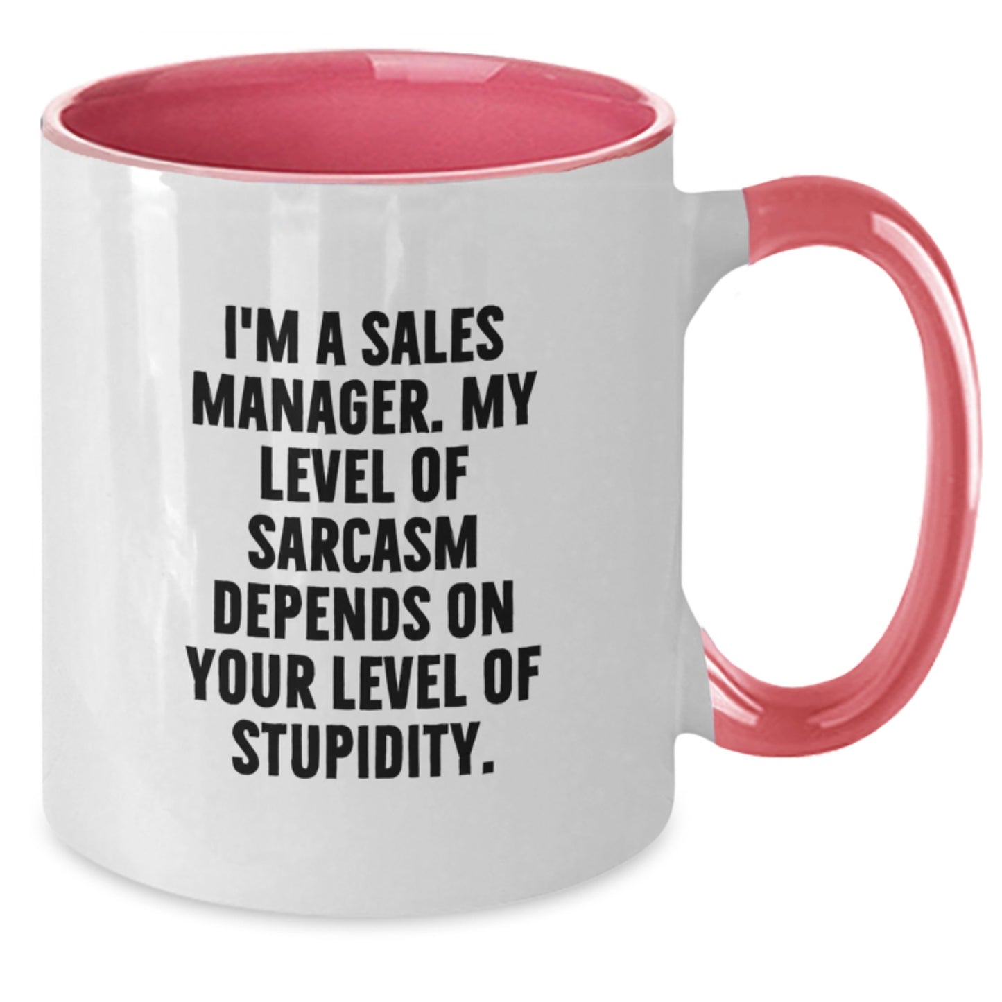 Funny Sales Manager Gifts from Men - Two Tone Coffee Mugs for Sales Manager Graduation Unique Gifts - Additional
