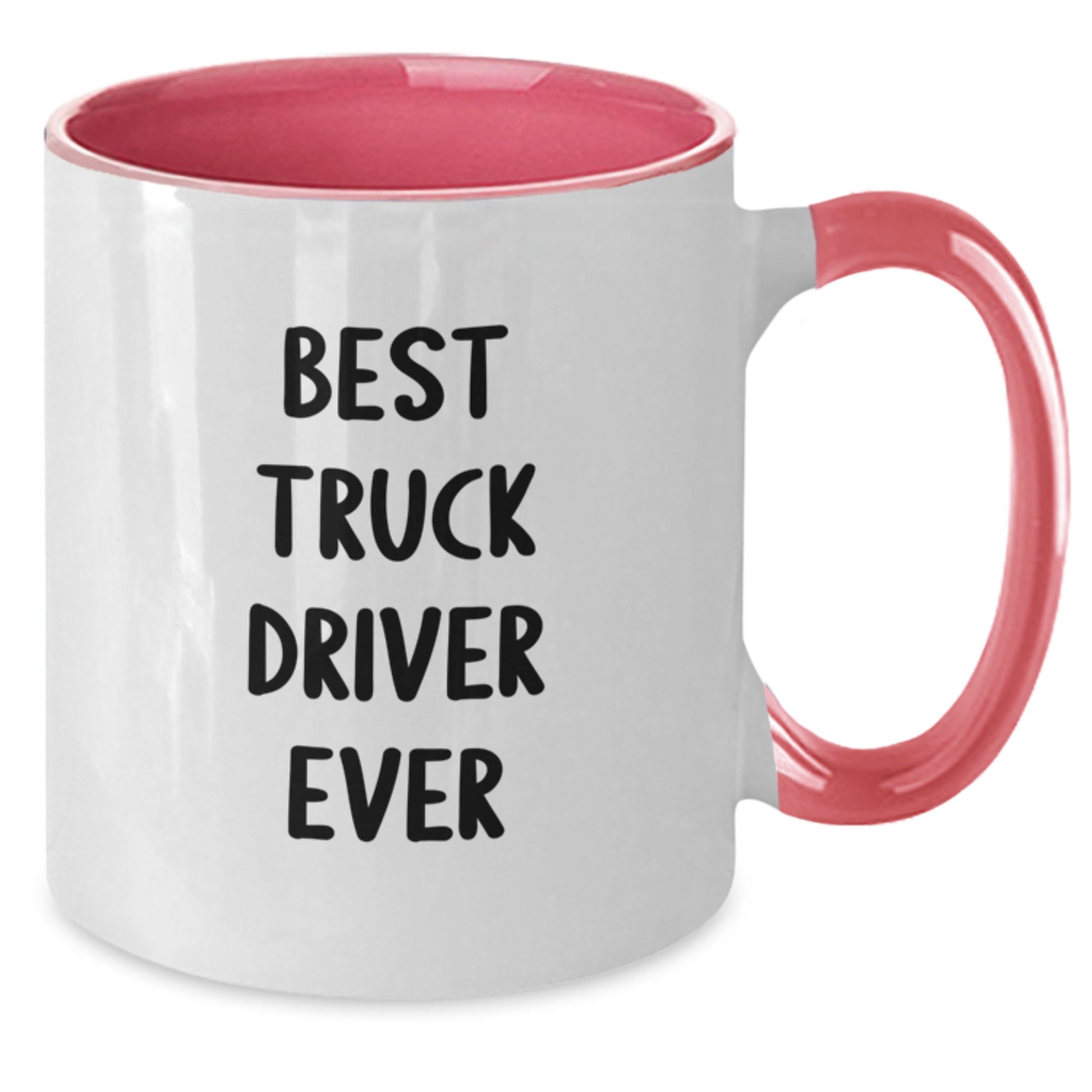 Funny Truck Driver Gifts from Friends - Best Truck Driver Ever Two Tone Coffee Mug for Men - Additional