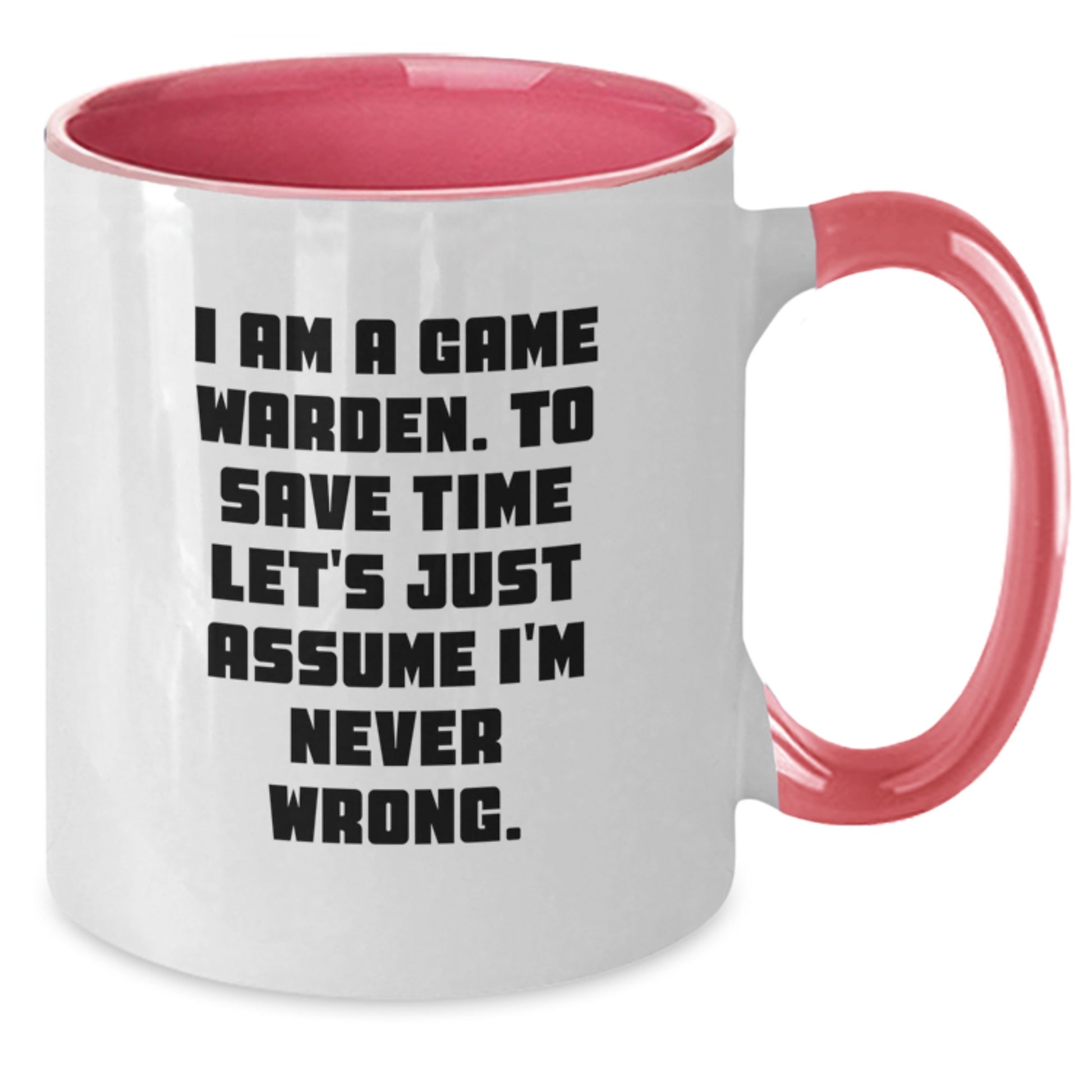 Game Warden Keepsake Two Tone Coffee Mug for Him Birthday Gift - Additional