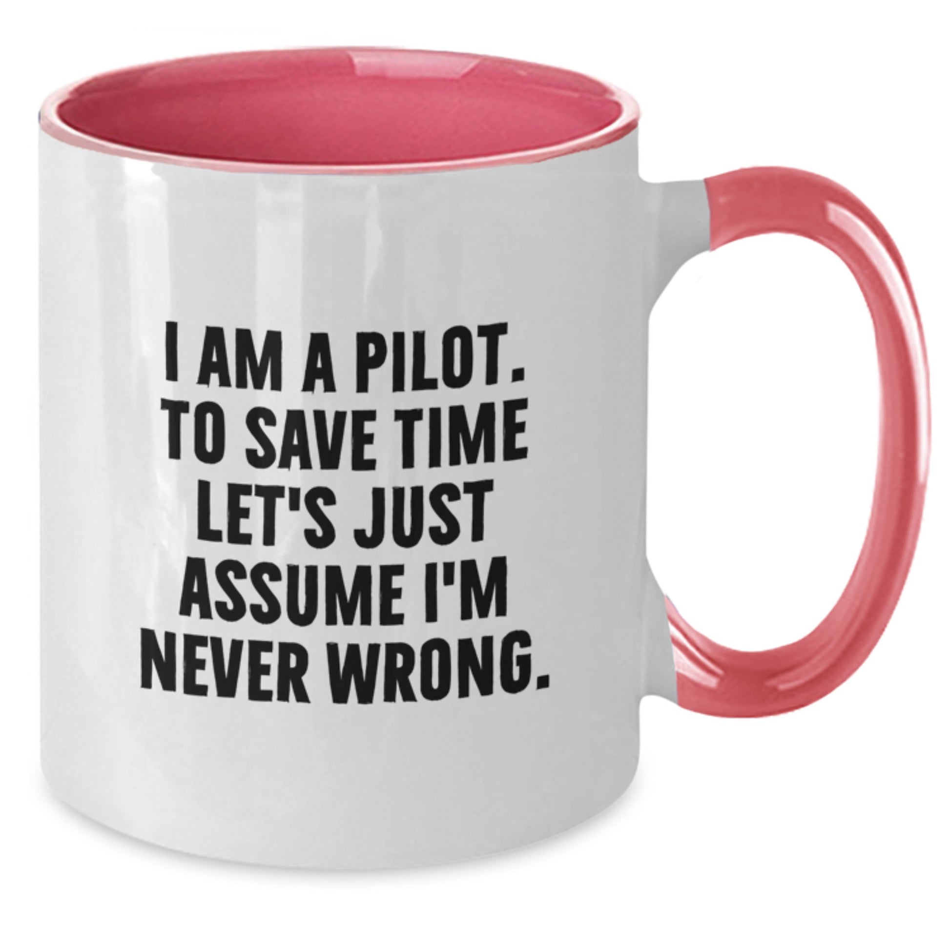 Pilot Keepsake Two Tone Coffee Mug for Him Birthday Gift - Additional