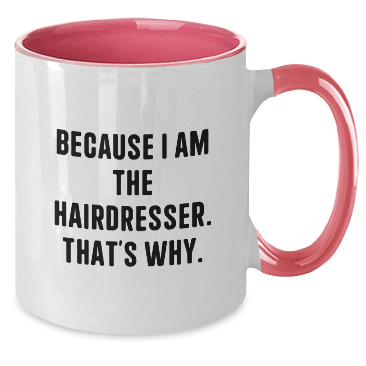 Birthday Gift for Her Hairdresser Mug – Two Tone Ceramic Present - Additional