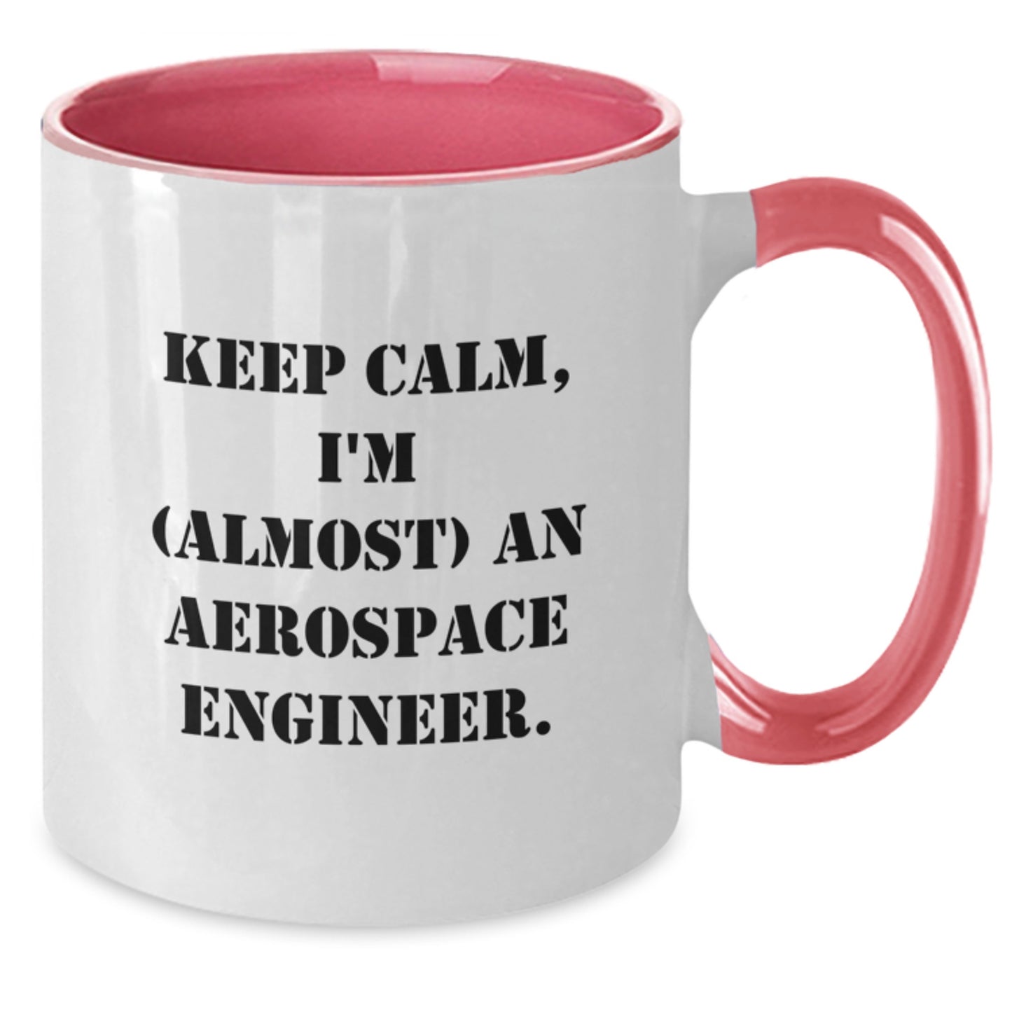Birthday Gift for Her Aerospace Engineer Mug Present in Black & White - Additional