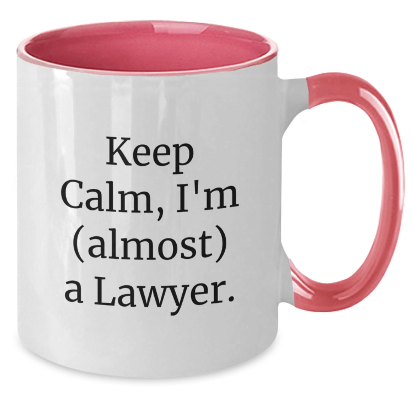 Lawyer Keepsake Two Tone Coffee Mug for Him Birthday Gift Black & White - Additional
