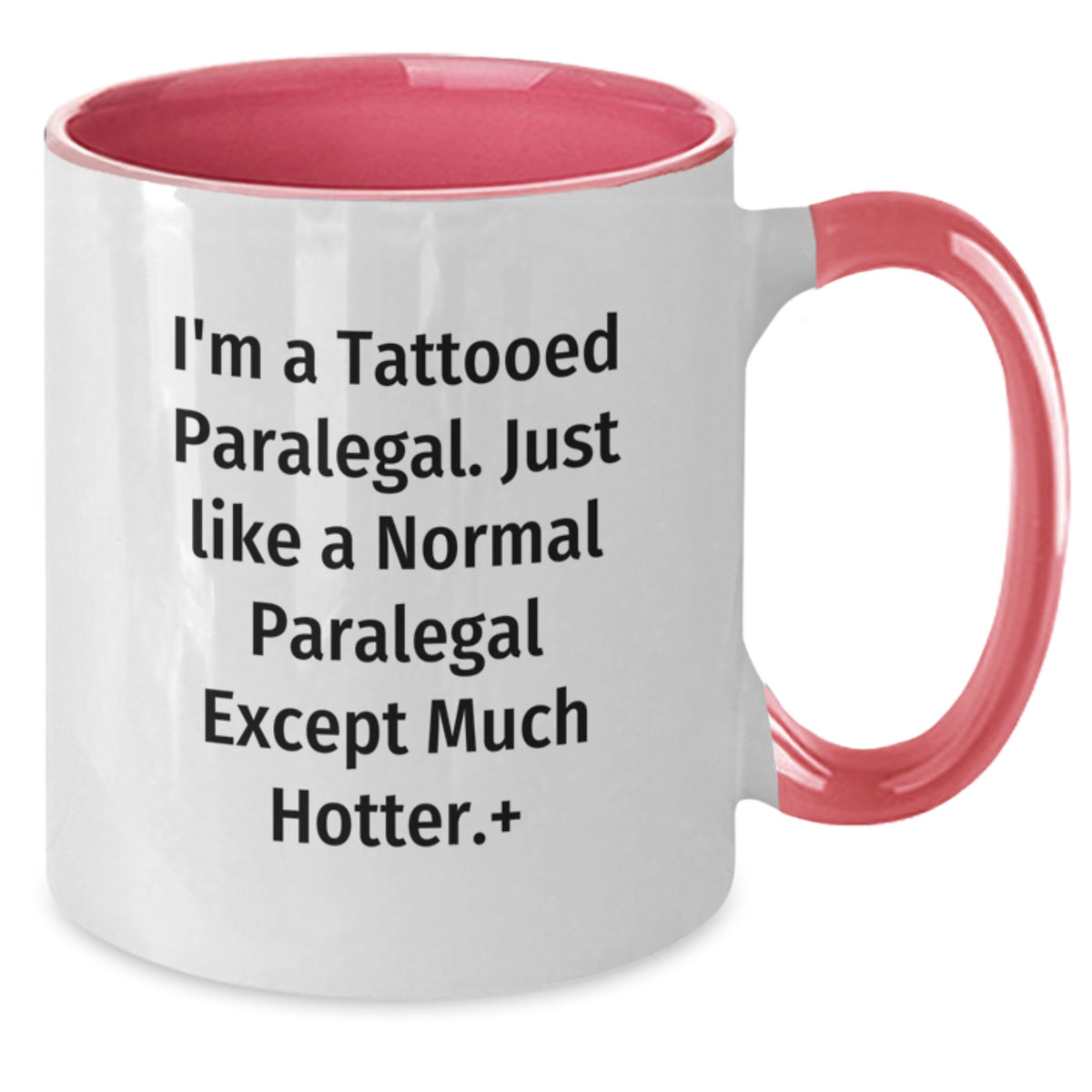 Paralegal Gift for Him Tattooed Keepsake Two Tone Coffee Mug - Additional