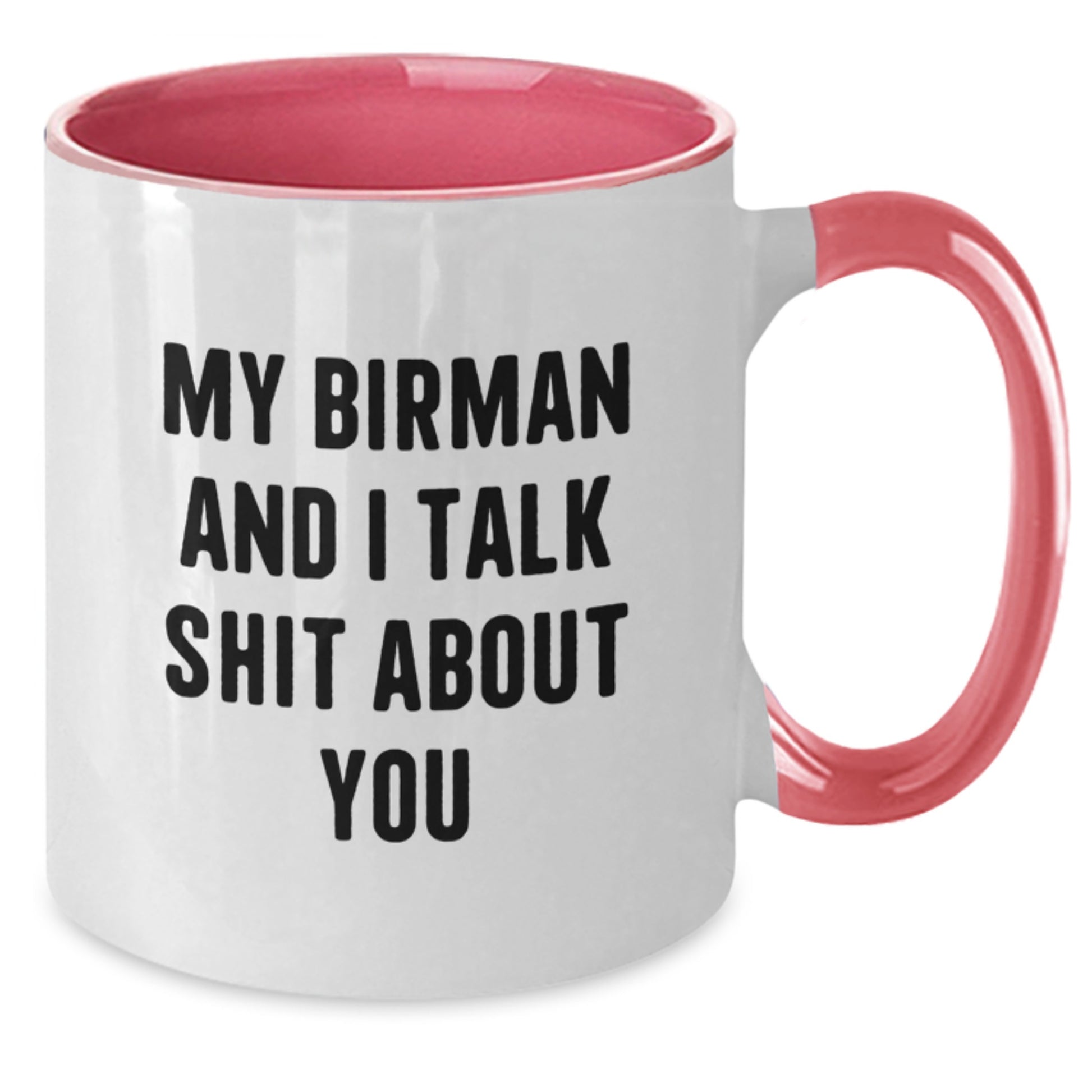 Birman Cat Two Tone Coffee Mug Funny Gift from Friends for Cat Lovers at Christmas Unique - Additional
