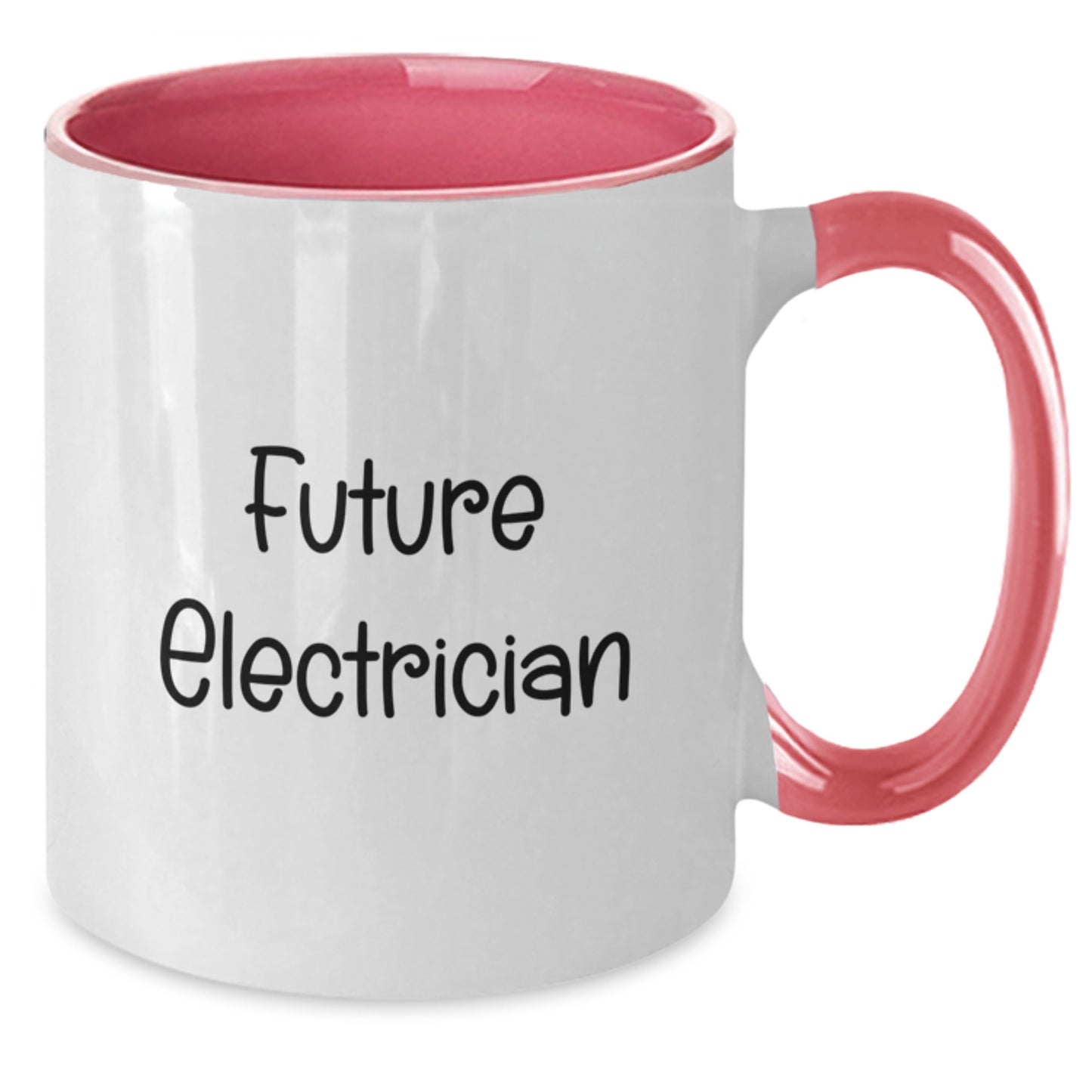 Funny Future Electrician Gifts for Men Women Friends Family, Unique Two Tone Coffee Mug for Birthday Unique Gifts, Made with Love from Friends Coworkers Family to Electrician Friends - Additional