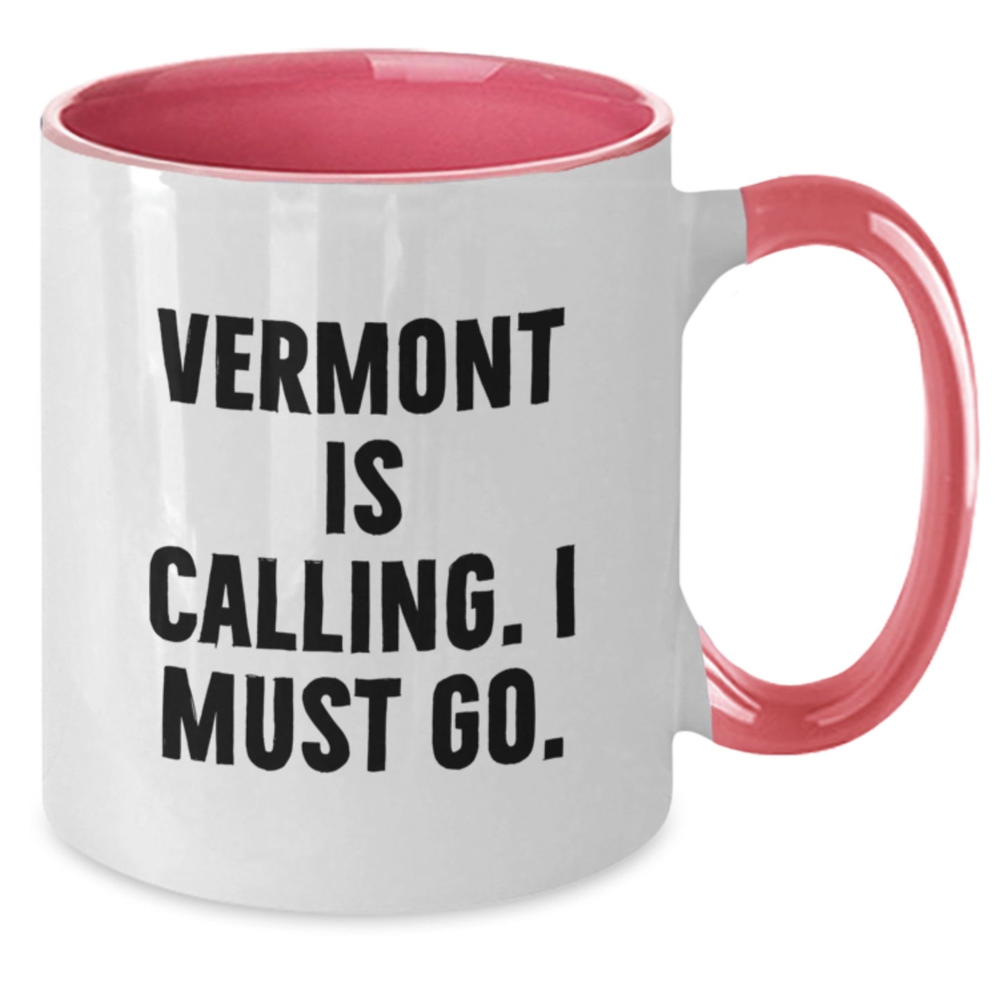Vermont Two Tone Coffee Mugs Gifts from Friends and Family Funny Quote - Black and White, Christmas Unique Gifts - Additional