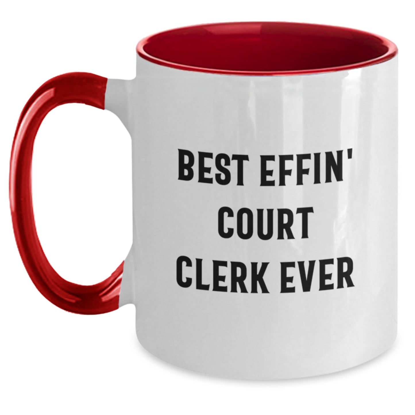 Funny Court Clerk Gifts, Court Clerk Humor Mug, Birthday Unique Gifts from Friends, Court Clerk Love - Main