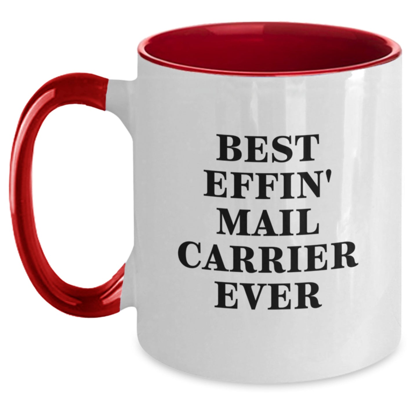 Mail Carrier Keepsake Two Tone Coffee Mug for Him – Birthday Gift - Main