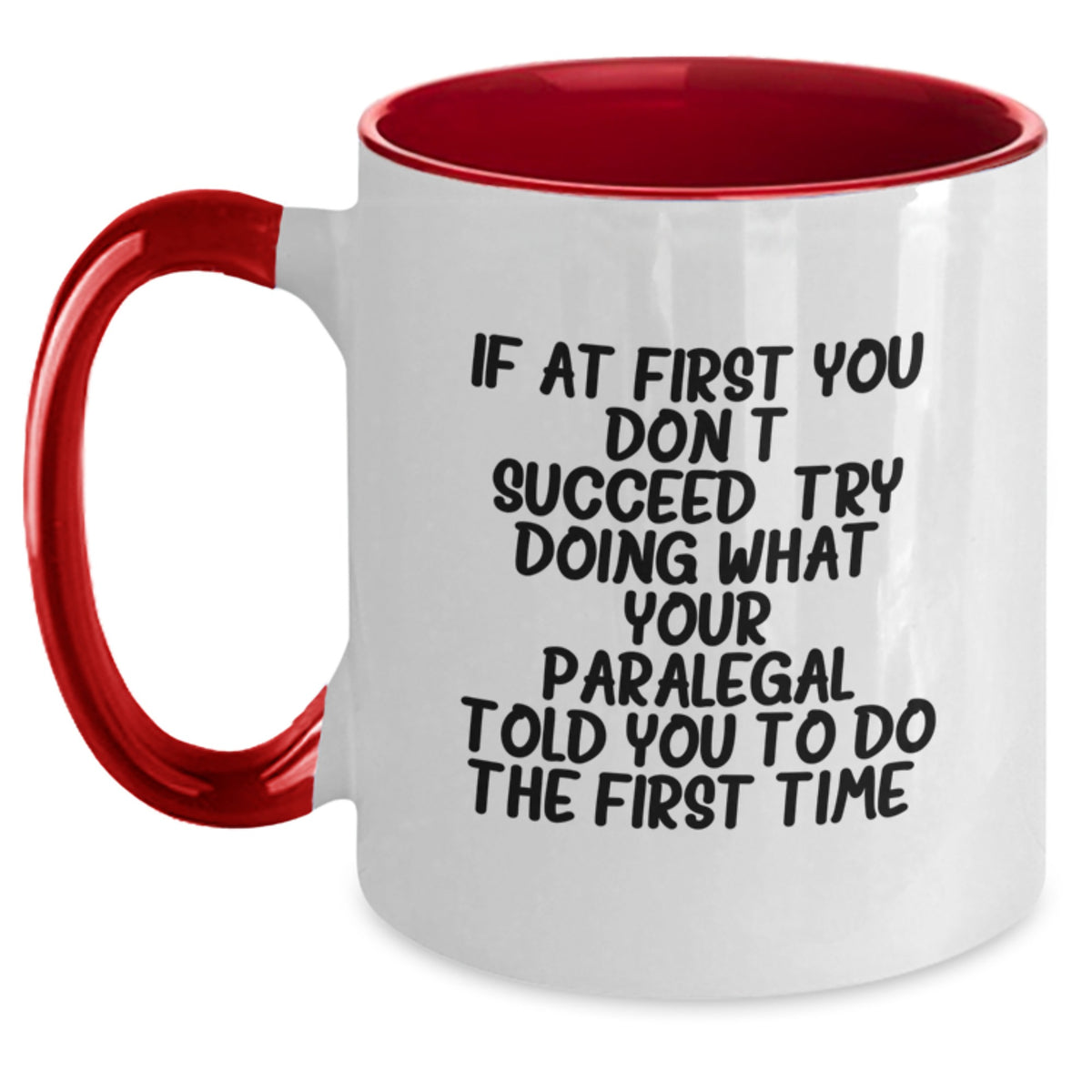 Paralegal Two Tone Coffee Mug Keepsake Christmas Gift for Him - Main