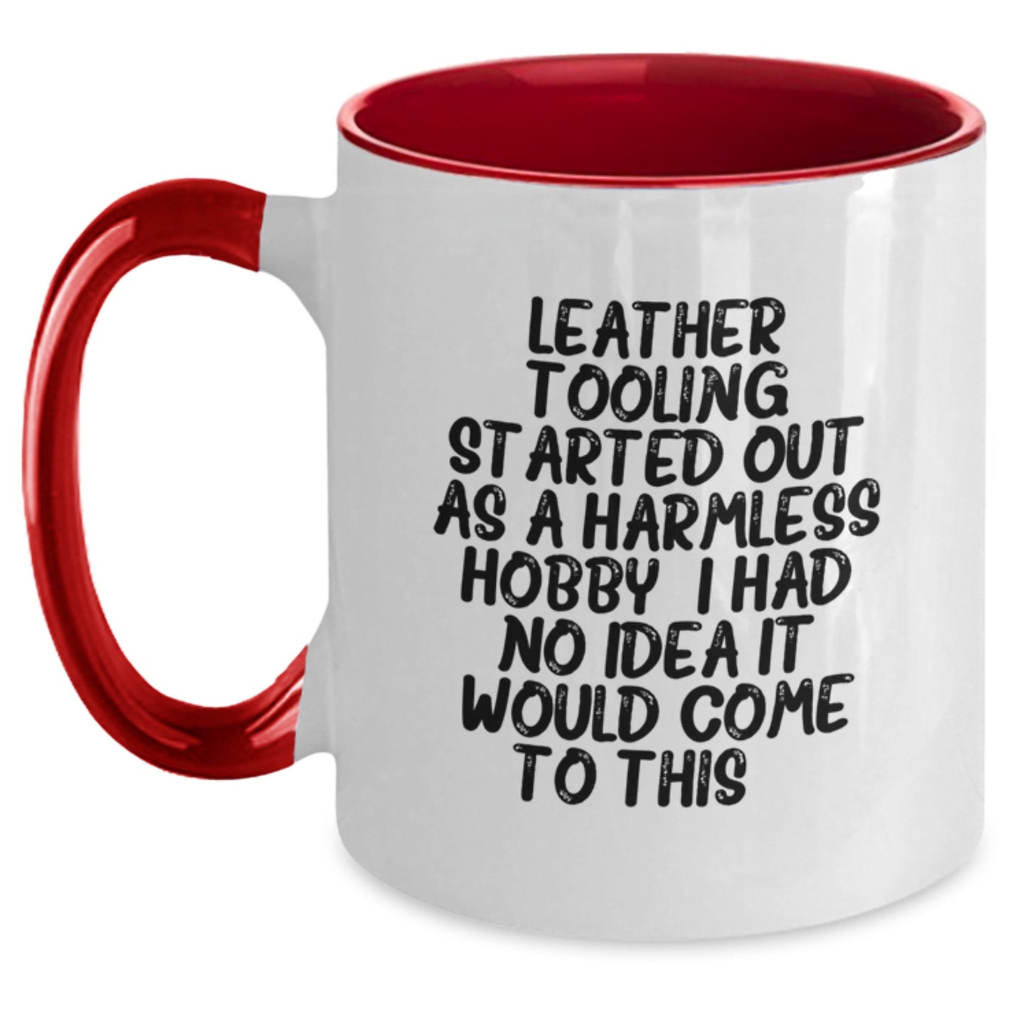 Birthday Gift Mug for Her Present – Two Tone Coffee Mug with Leather - Main
