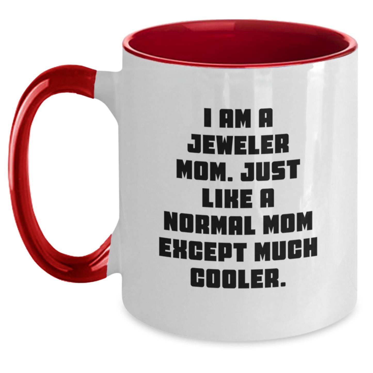 Jeweler Keepsake Two Tone Coffee Mug Ceramic for Him Birthday Gift - Main