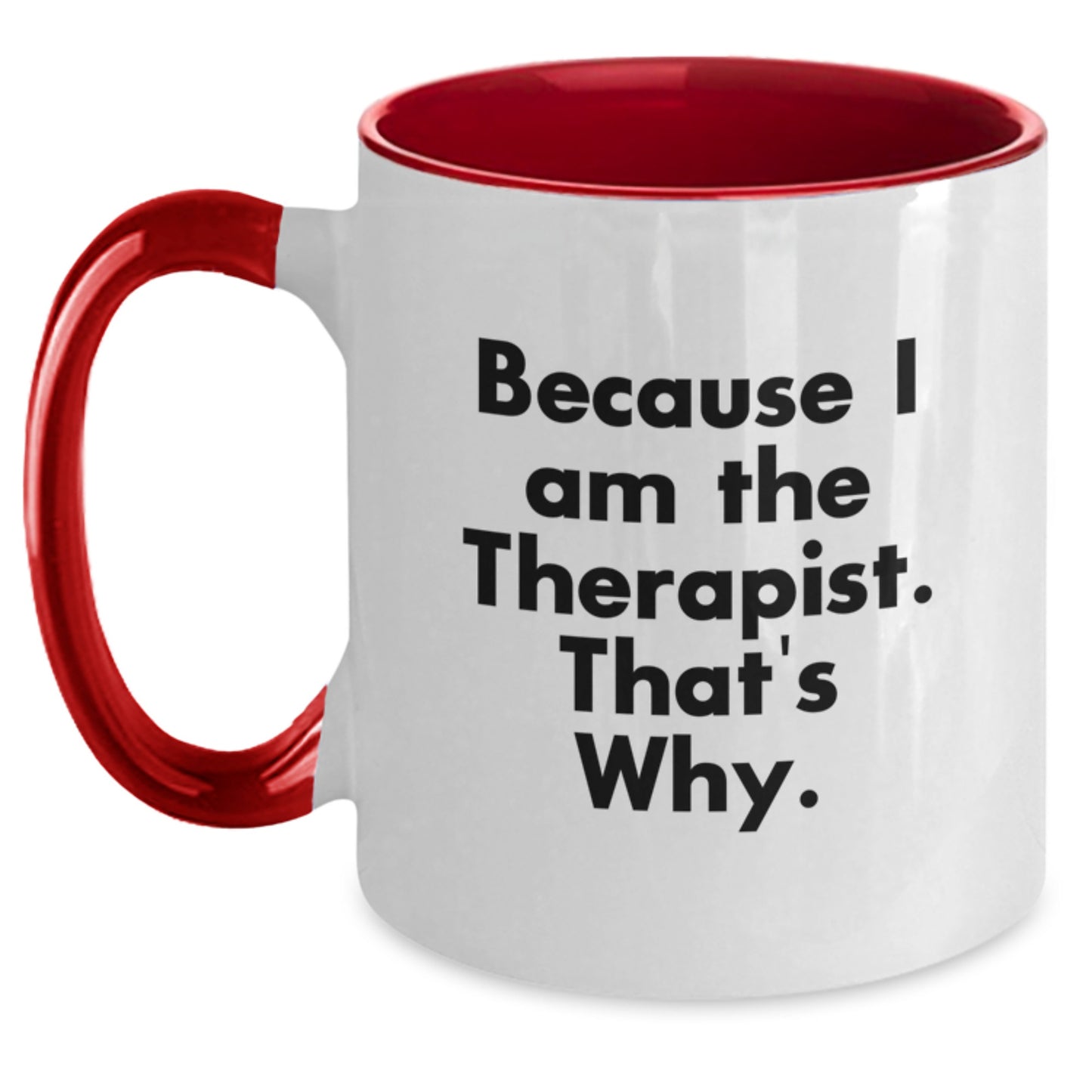 Birthday Gift Therapist Two Tone Coffee Mug for Her Present - Main