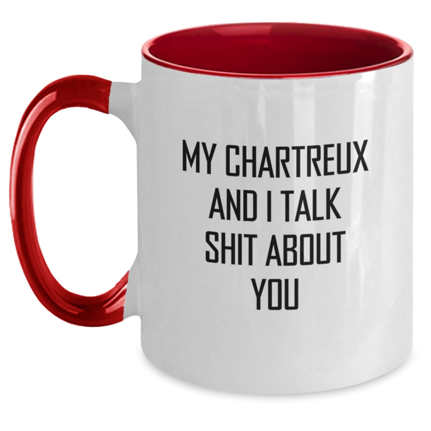 Chartreux Cat Funny Quote Two Tone Coffee Mug Gifts for Father's Day, Funny Gift for Cat Lovers, Unique Coffee Mug for Men, Gifts from Family - Main