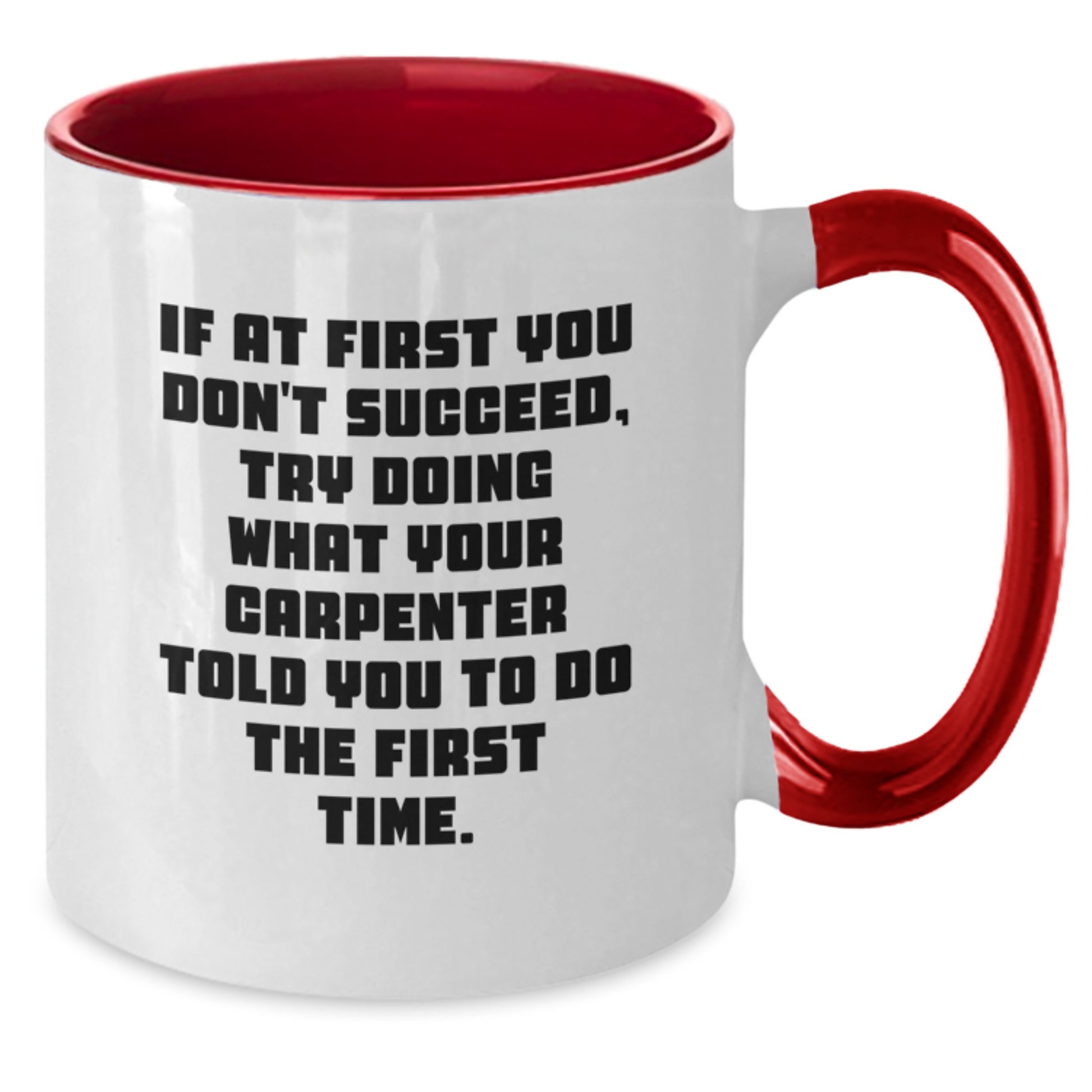 Birthday Gift Carpenter Mug for Her – Two Tone Keepsake Present - Additional