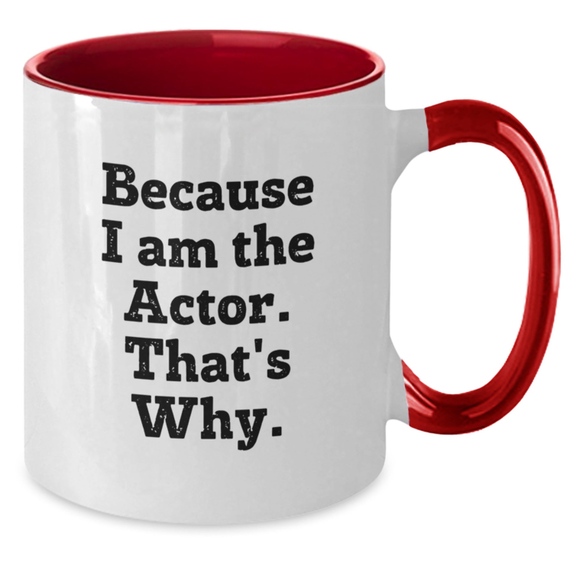 Actor Keepsake Two Tone Coffee Mug for Him Birthday Gift - Additional