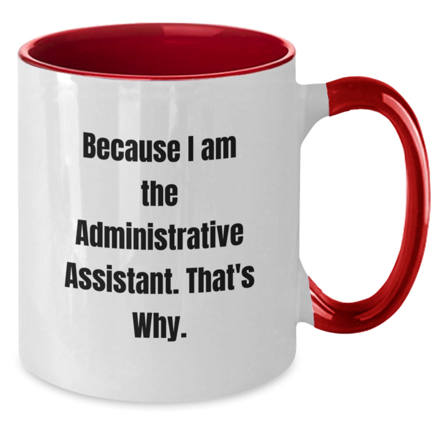 Administrative Assistant Keepsake Birthday Gift Mug for Him – Two Tone - Additional