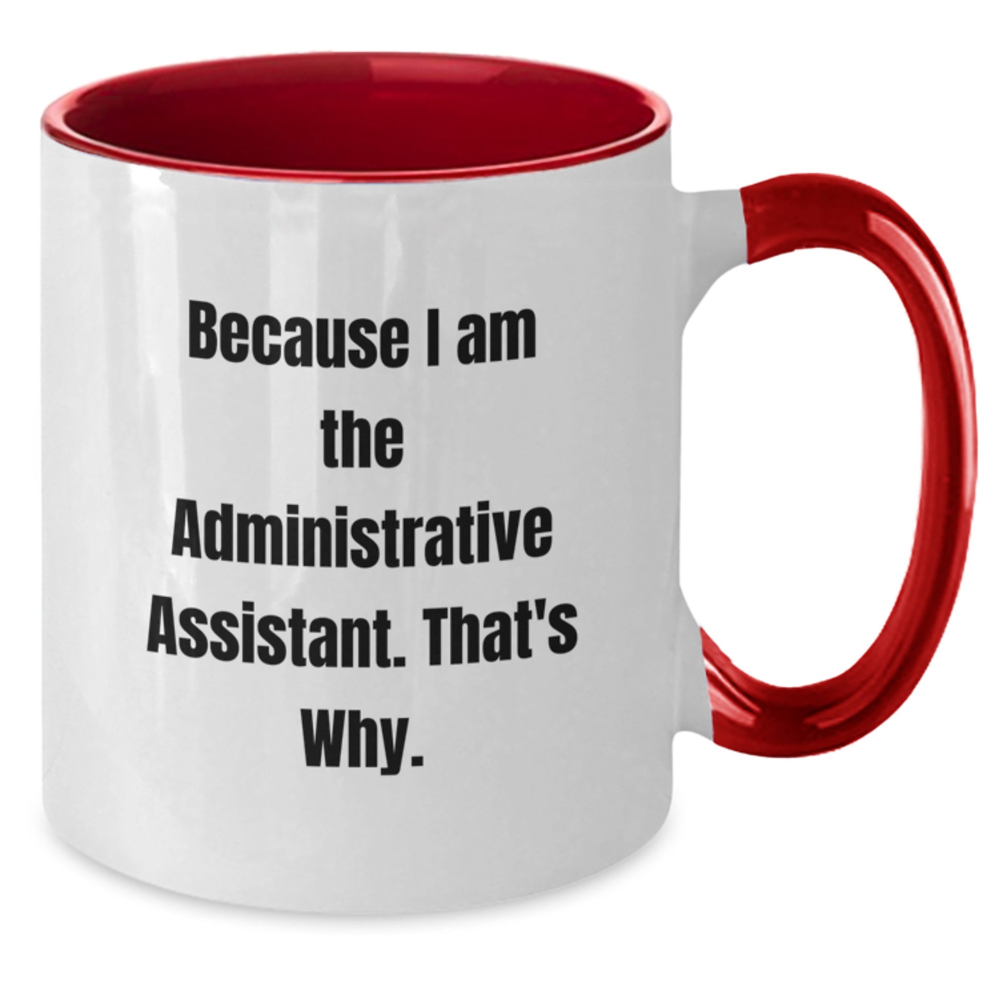 Administrative Assistant Keepsake Birthday Gift Mug for Him – Two Tone - Additional
