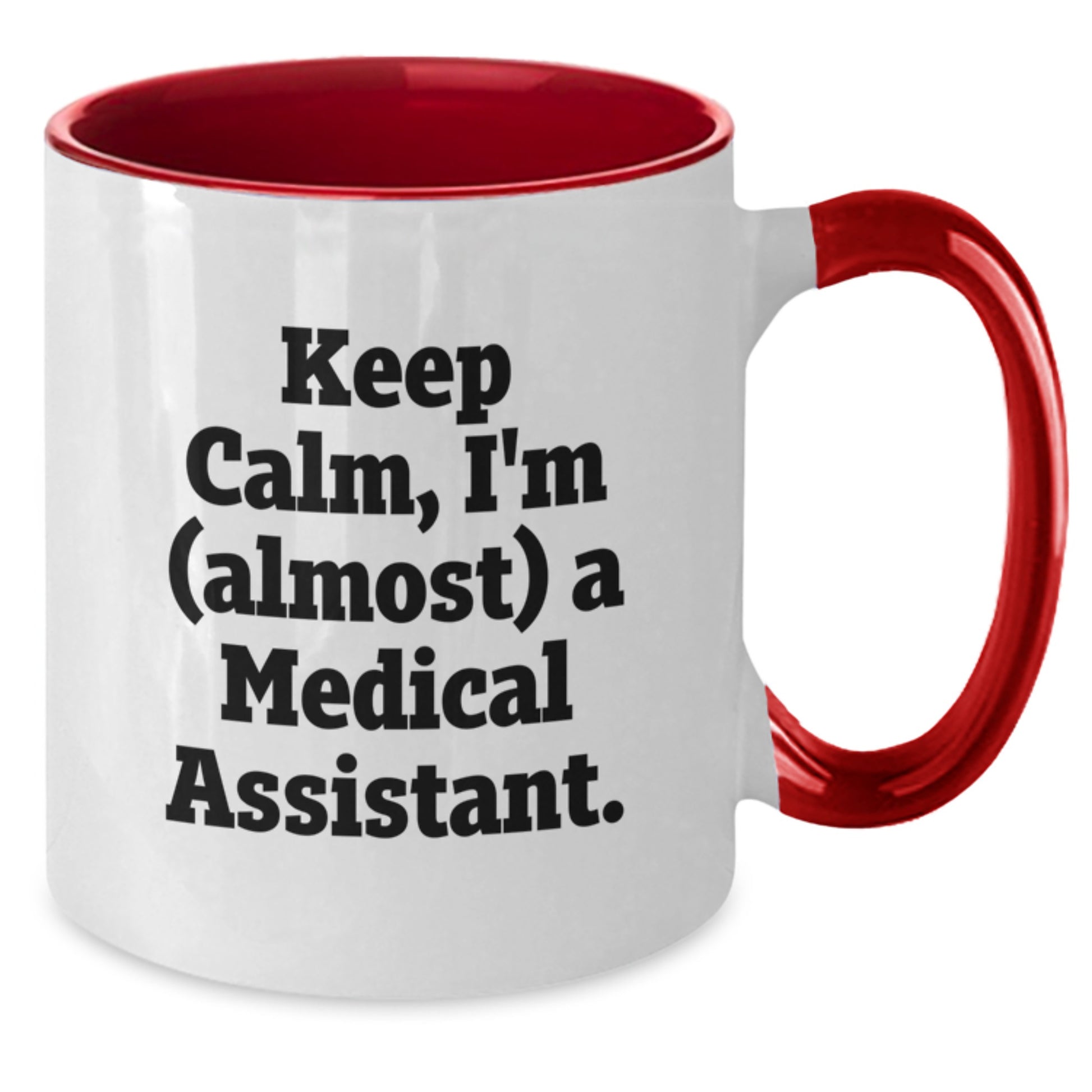 Medical Assistant Keepsake Mug for Him Red White Birthday Gift - Additional