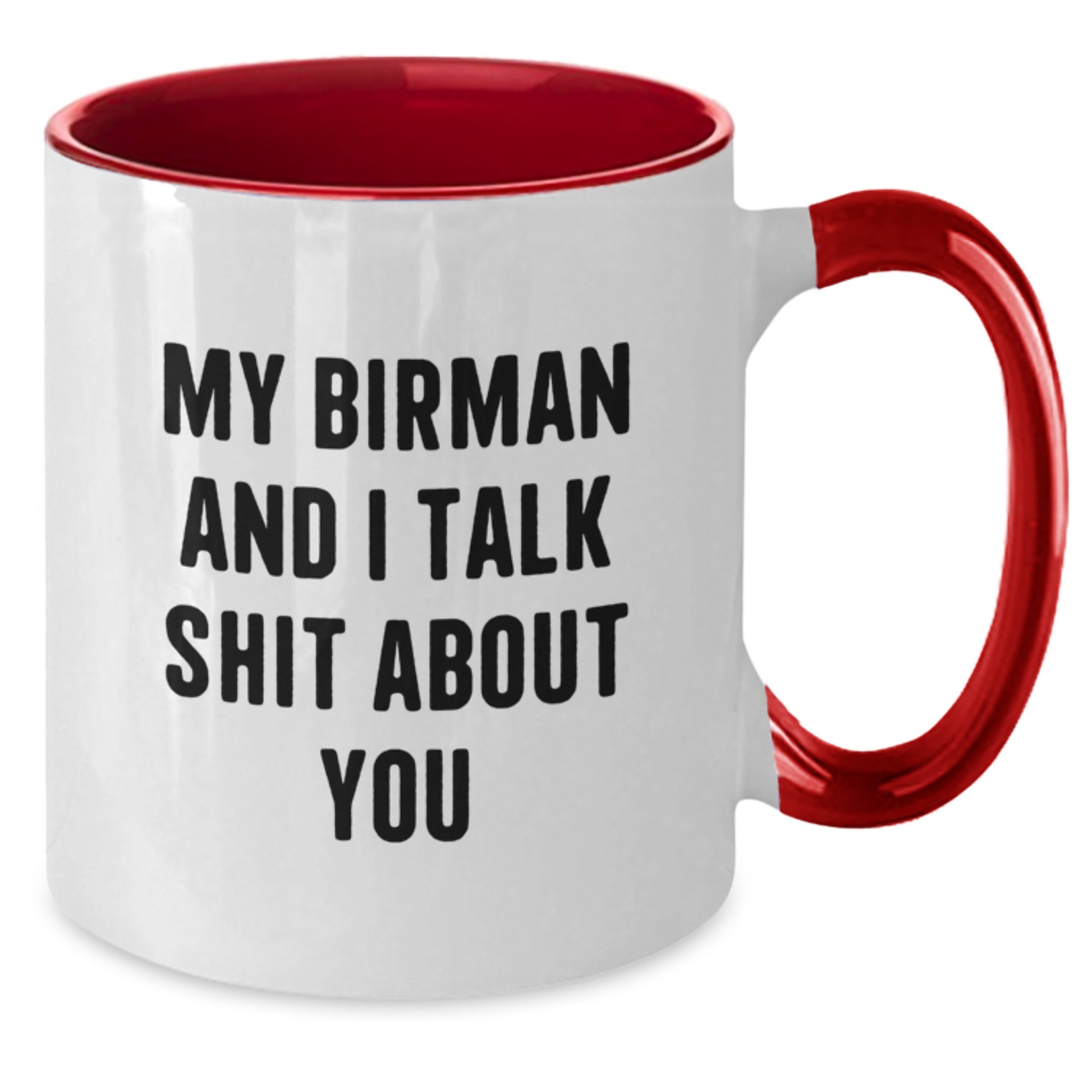 Birman Cat Two Tone Coffee Mug Funny Gift from Friends for Cat Lovers at Christmas Unique - Additional