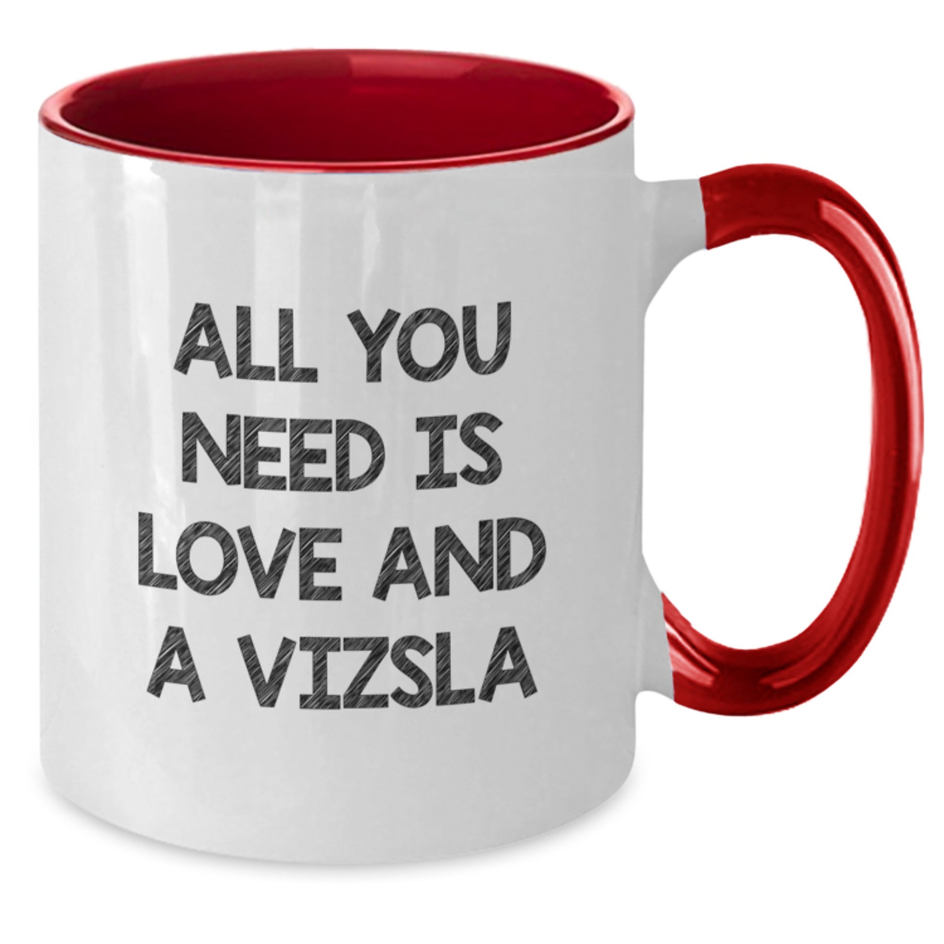 Vizsla Dog Lover Gifts Funny Two Tone Coffee Mug for Birthday Unique Presents from Friends and Family - Additional
