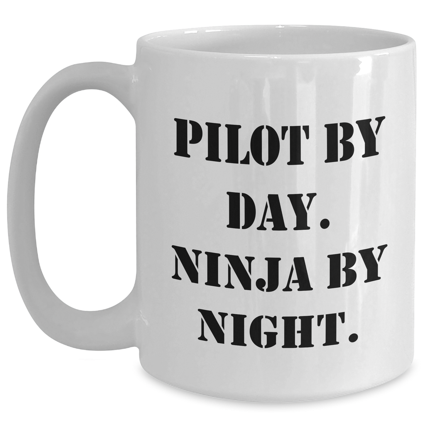 Pilot By Day Funny White Coffee Mug Gifts from Men to Pilot Friends on Father's Day, Pilot Gifts for Pilot Enthusiasts - Main