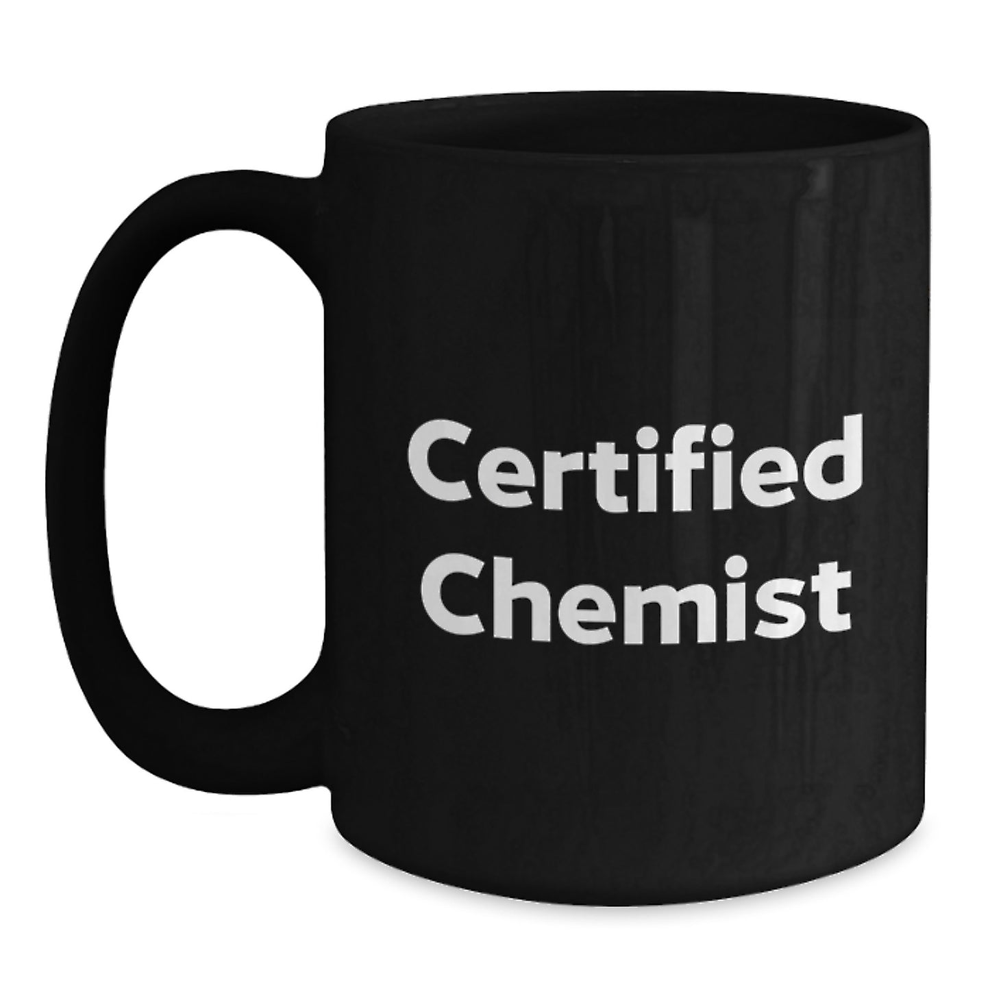 Chemist Gifts from Friends - Valentine's Unique Gifts for Him or Her - Funny Quote 'Love is like Chemistry' - Black Coffee Mug - Main