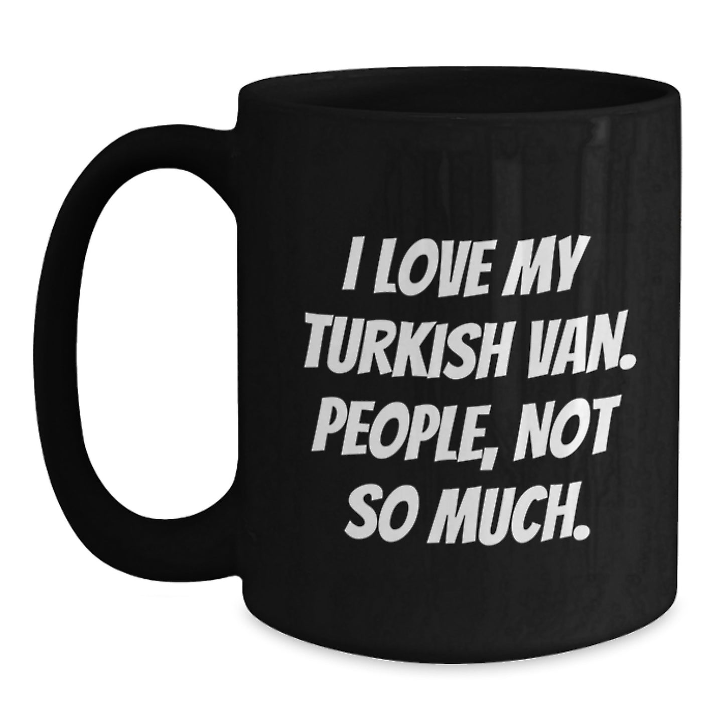 Funny Turkish Van Cat Lover Gifts for Men from Friends, Unique Christmas Unique Gifts - Main