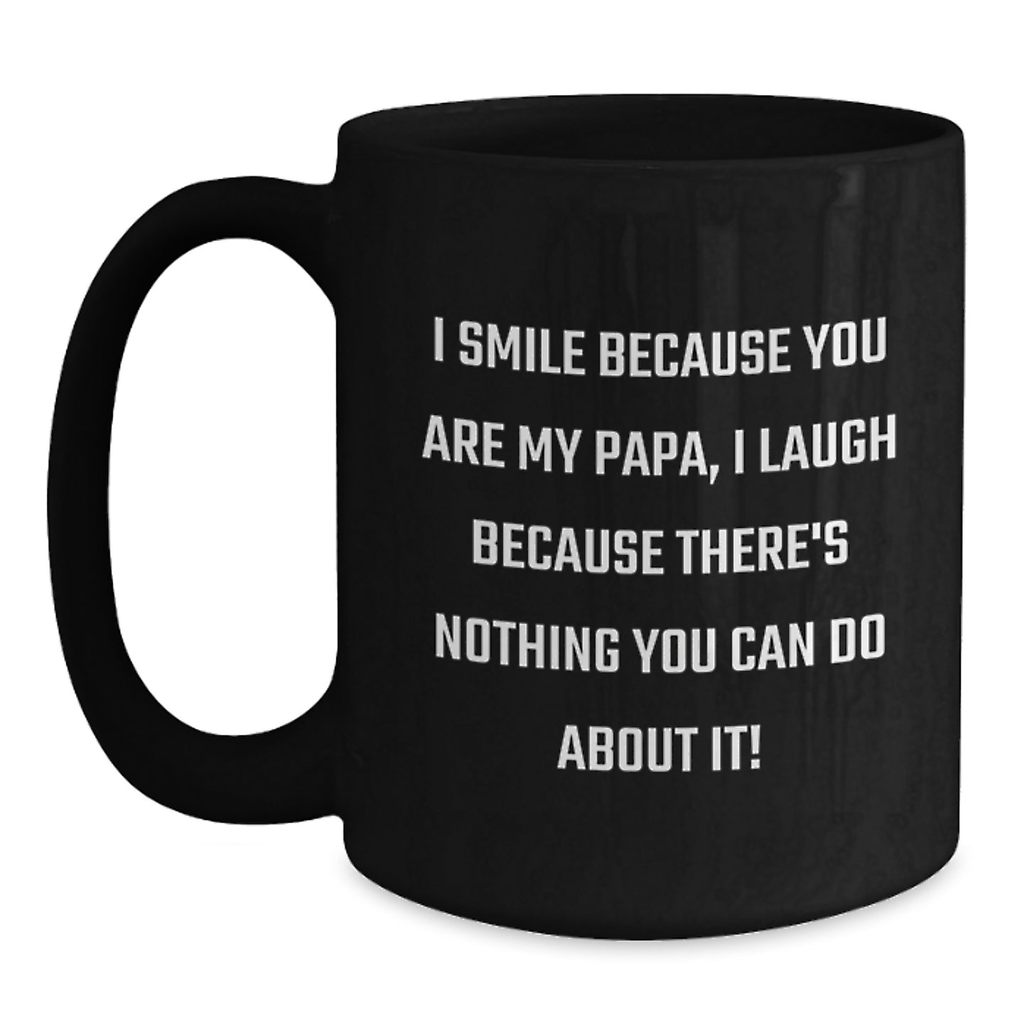 Funny Papa Gifts from Family - Black Coffee Mugs for Papa on Mother's Day Unique Gifts for Papa - Main