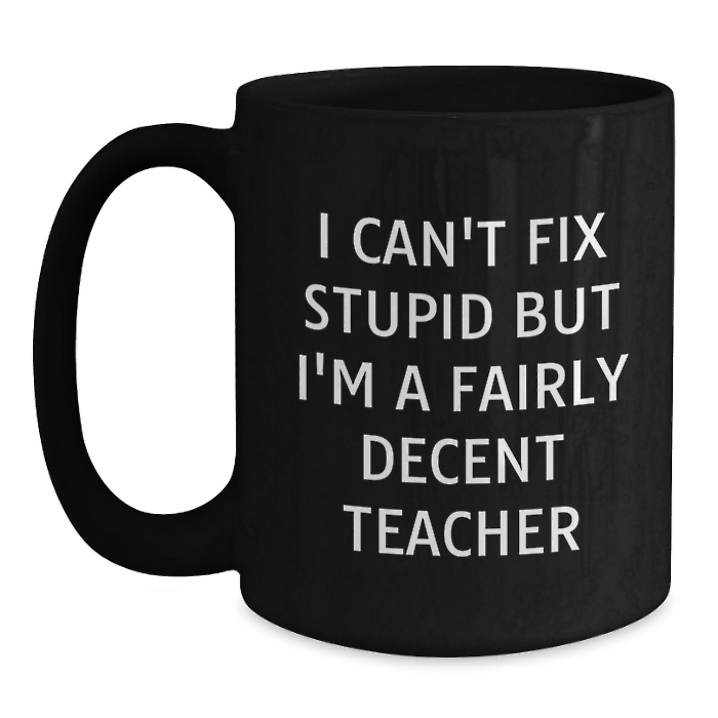 Teacher Keepsake Ceramic Black Coffee Mug for Him Graduation Gift - Main