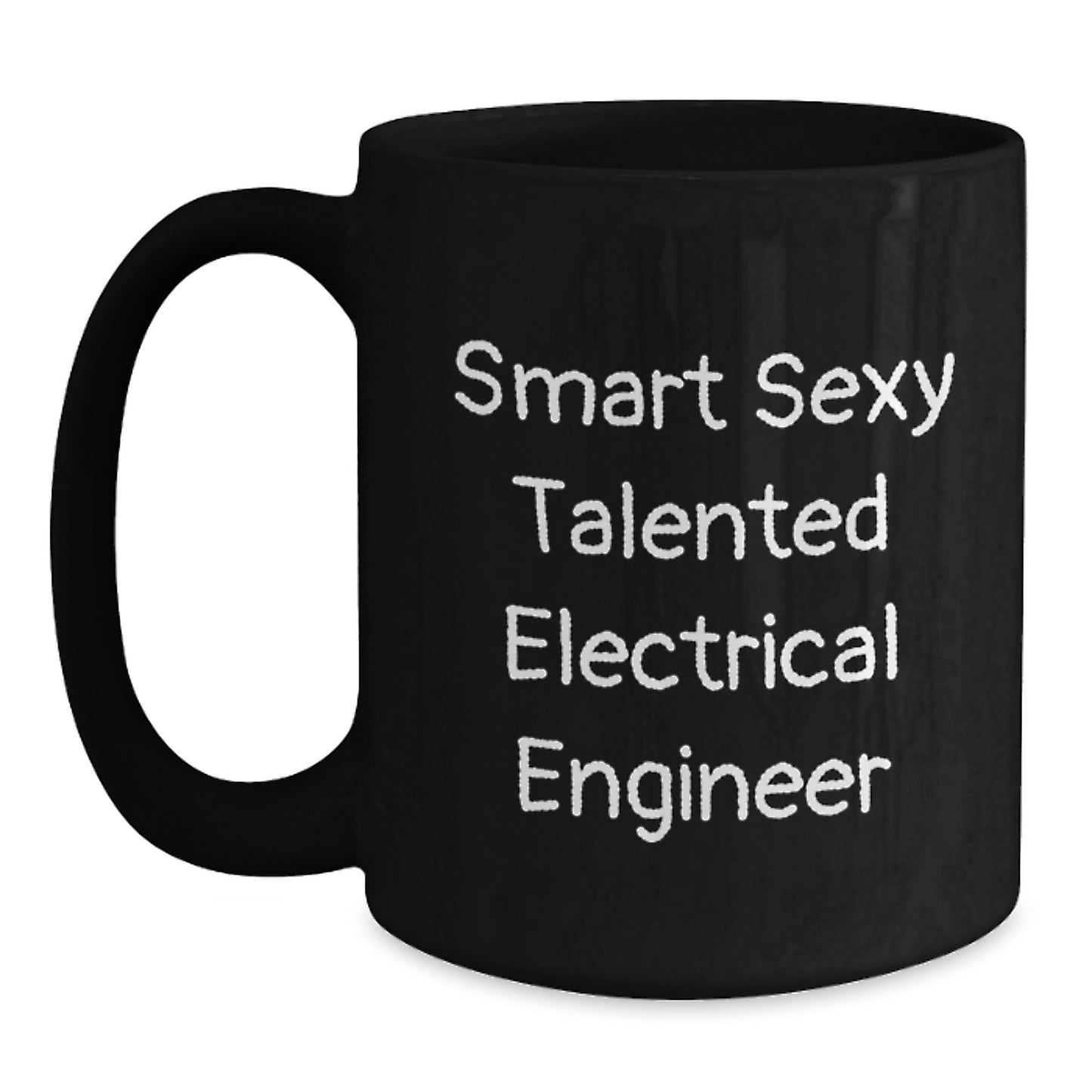 Funny Electrical Engineer Black Coffee Mug Gifts from Men for Electrical Engineer Friends Birthday Unique - Main