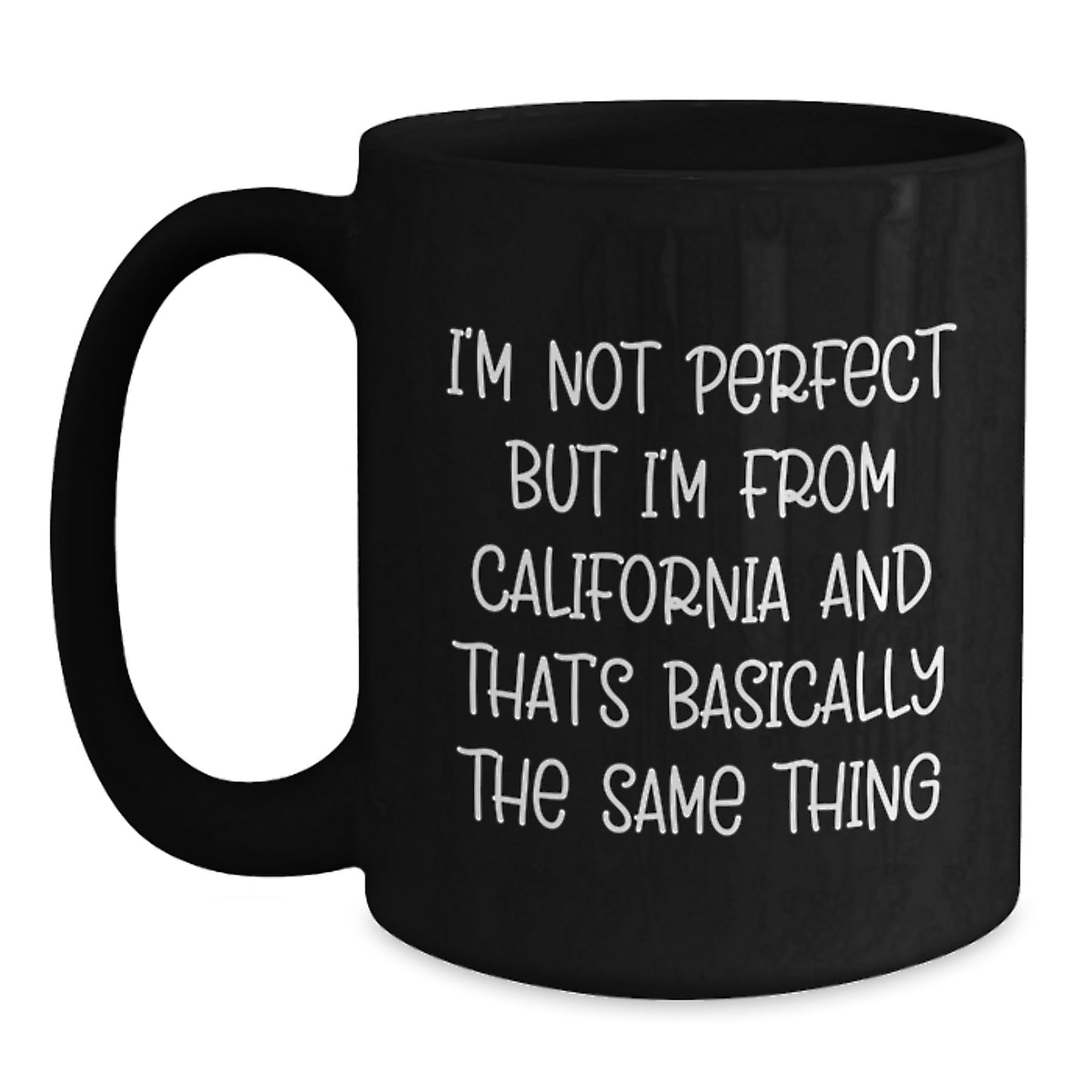 Funny California Black Coffee Mug Gifts from Friends and Family for Valentine's - Main